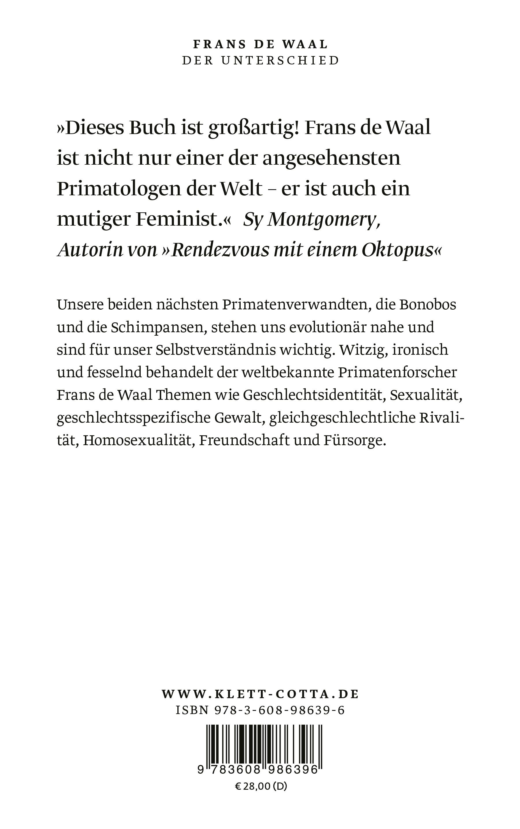 Rückseitencover Der Unterschied