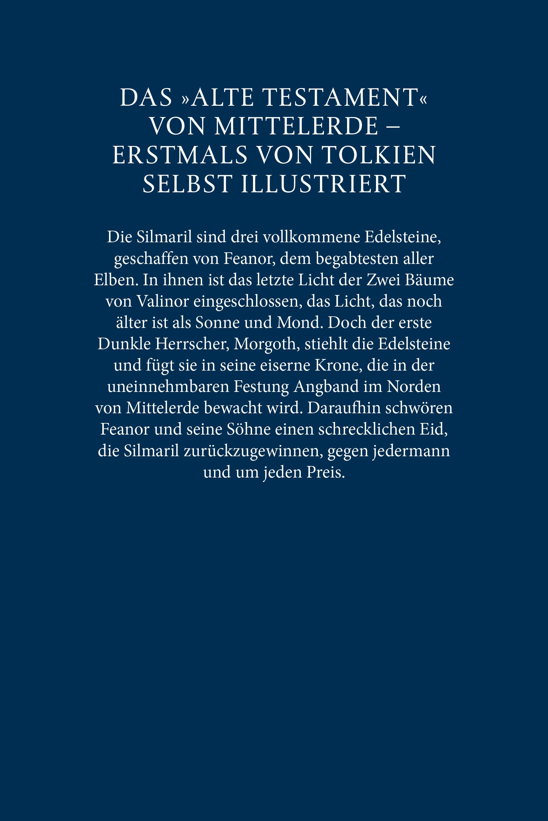 Rückseitencover Das Silmarillion Luxusausgabe