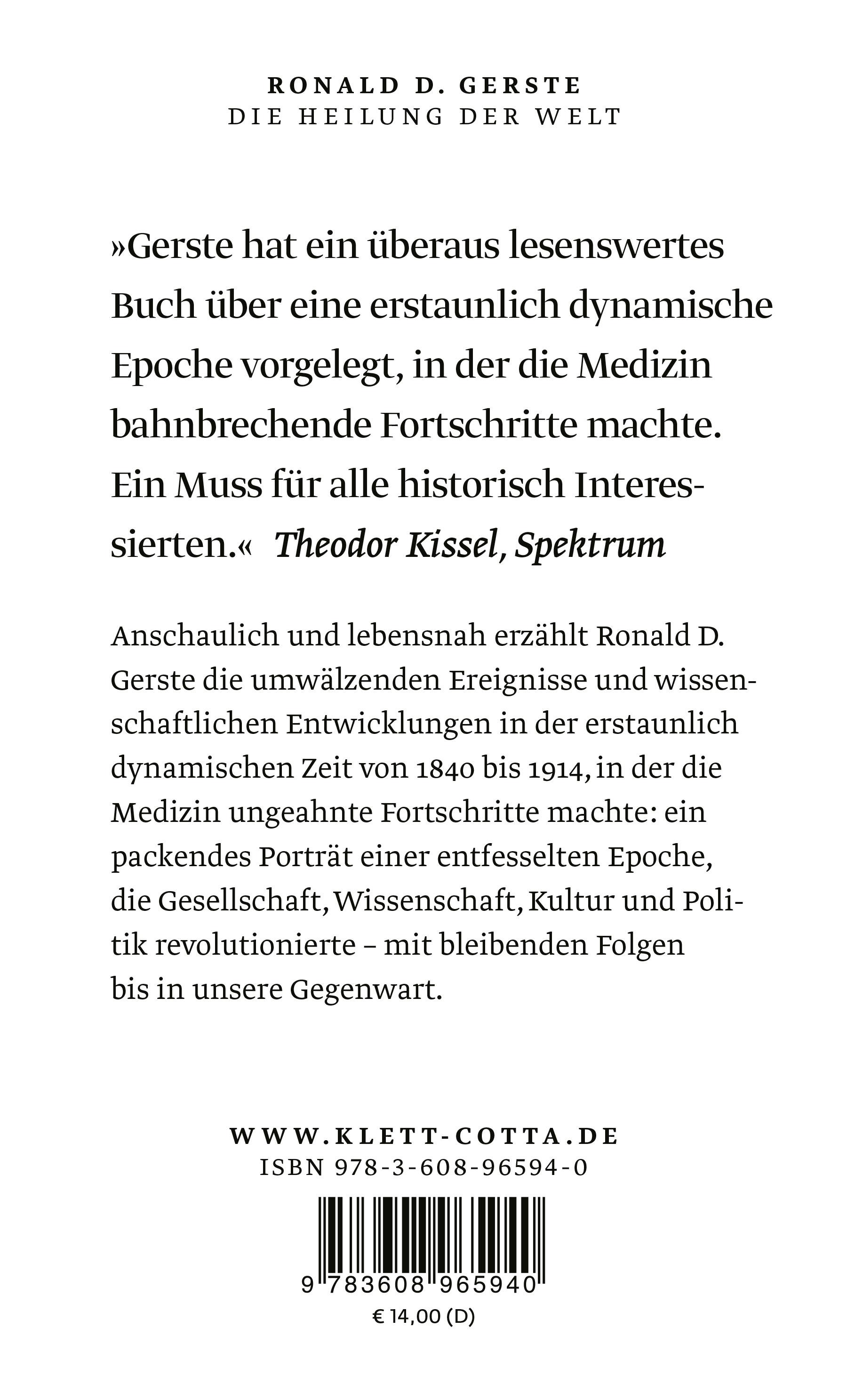 Rückseitencover Die Heilung der Welt