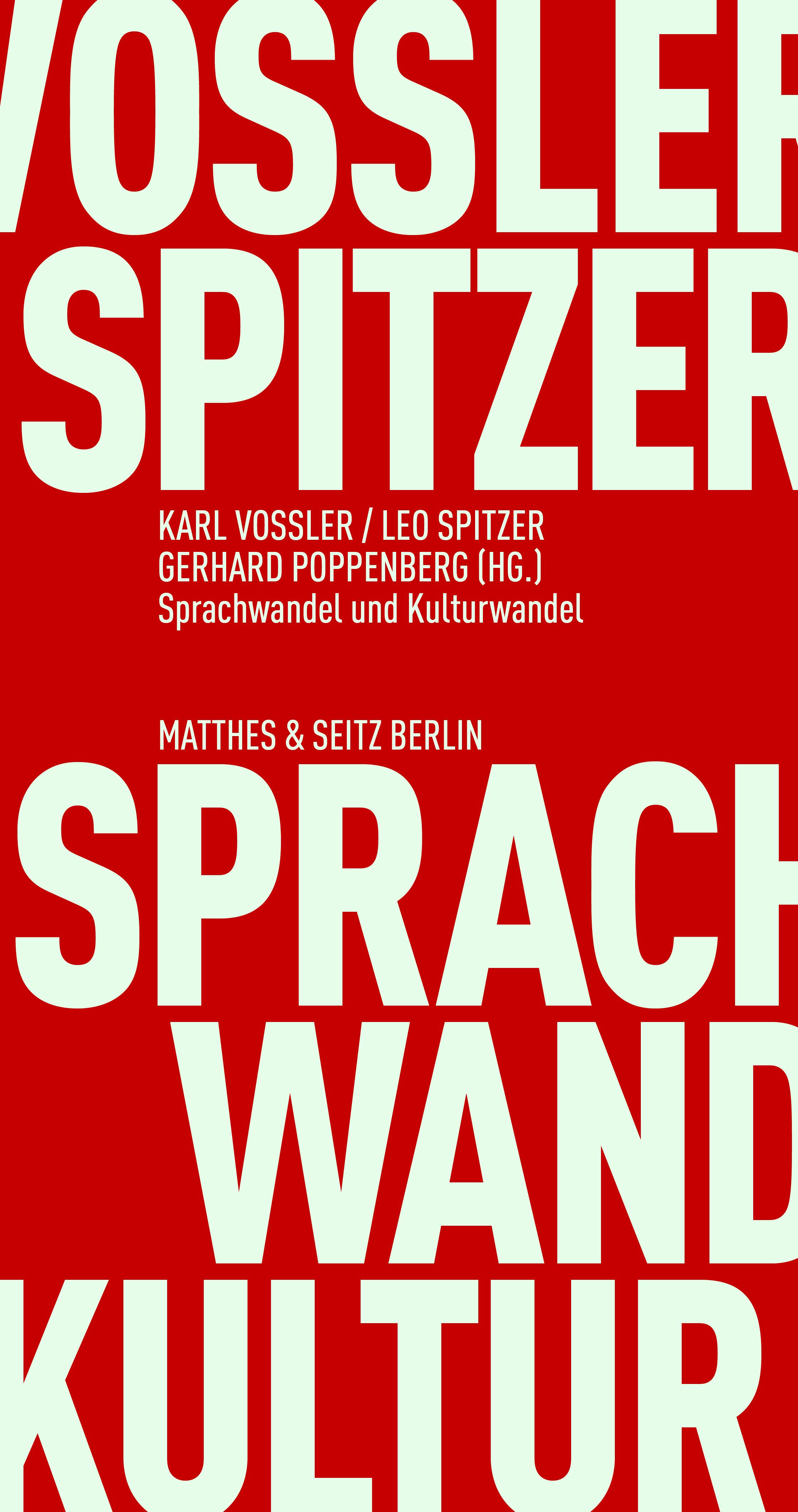 Vorderes Coverbild Sprachwandel und Kulturwandel