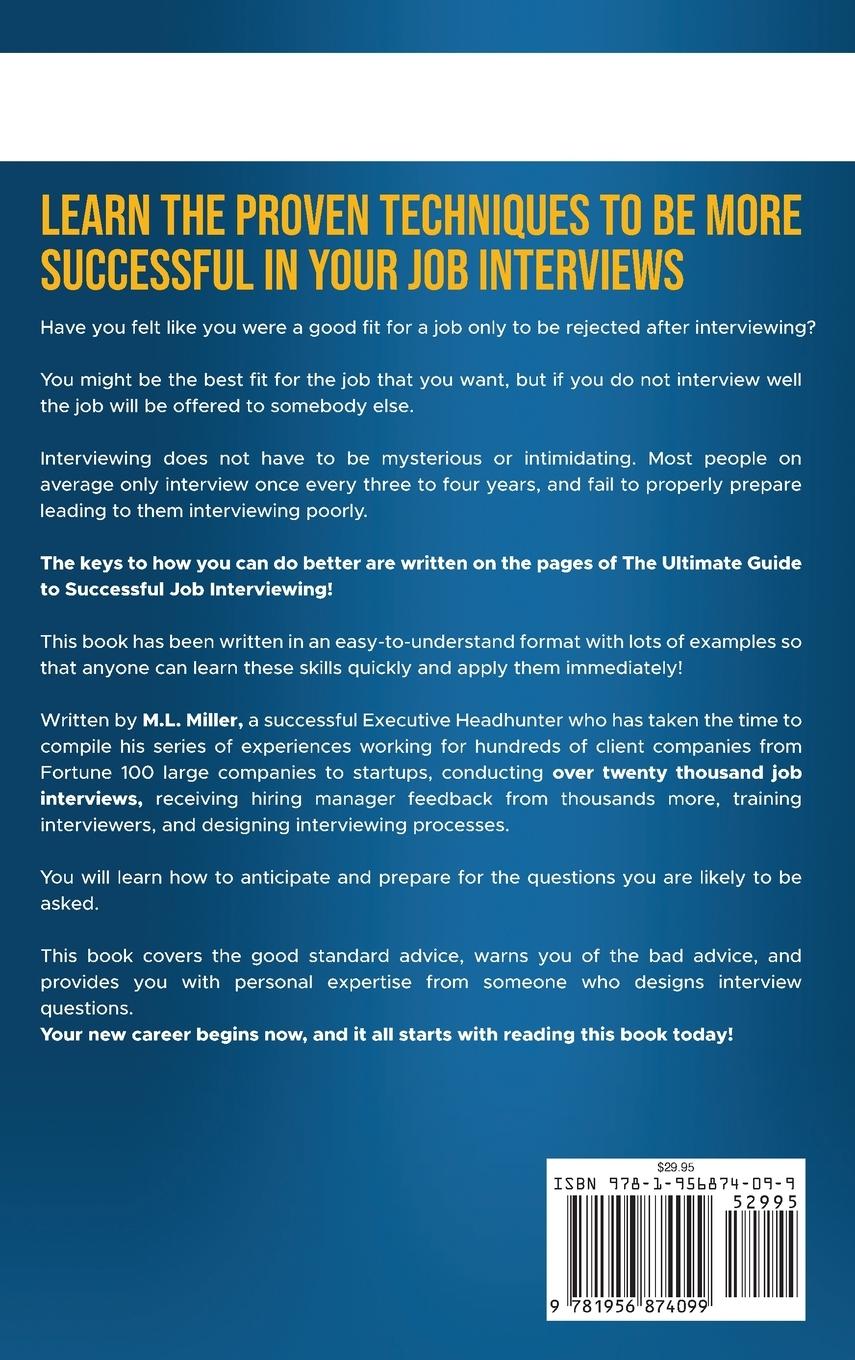 Rückseitencover SoaringME The Ultimate Guide to Successful Job Interviewing
