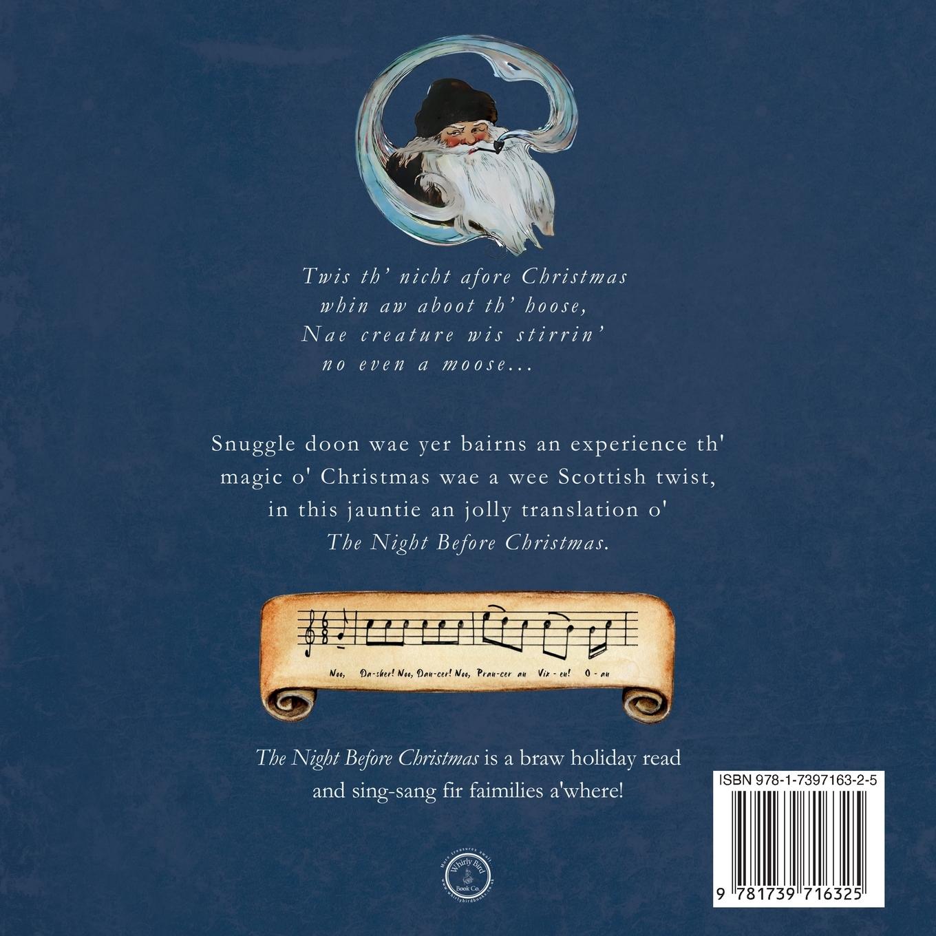 Rückseitencover The Night Before Christmas in Scotland