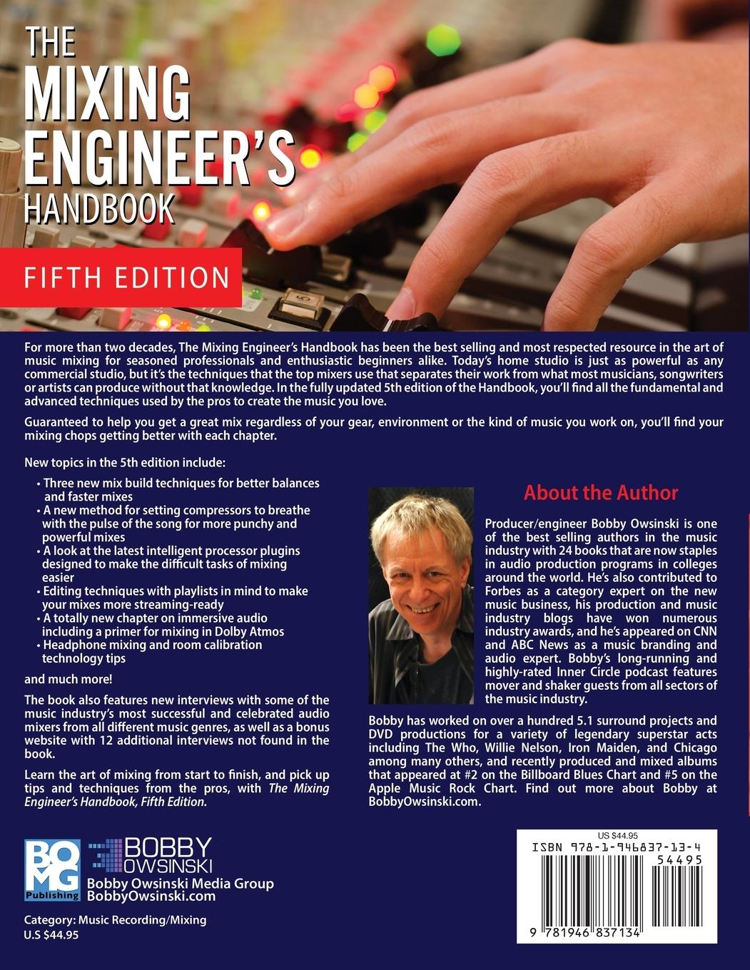 Rückseitencover The Mixing Engineer's Handbook 5th Edition