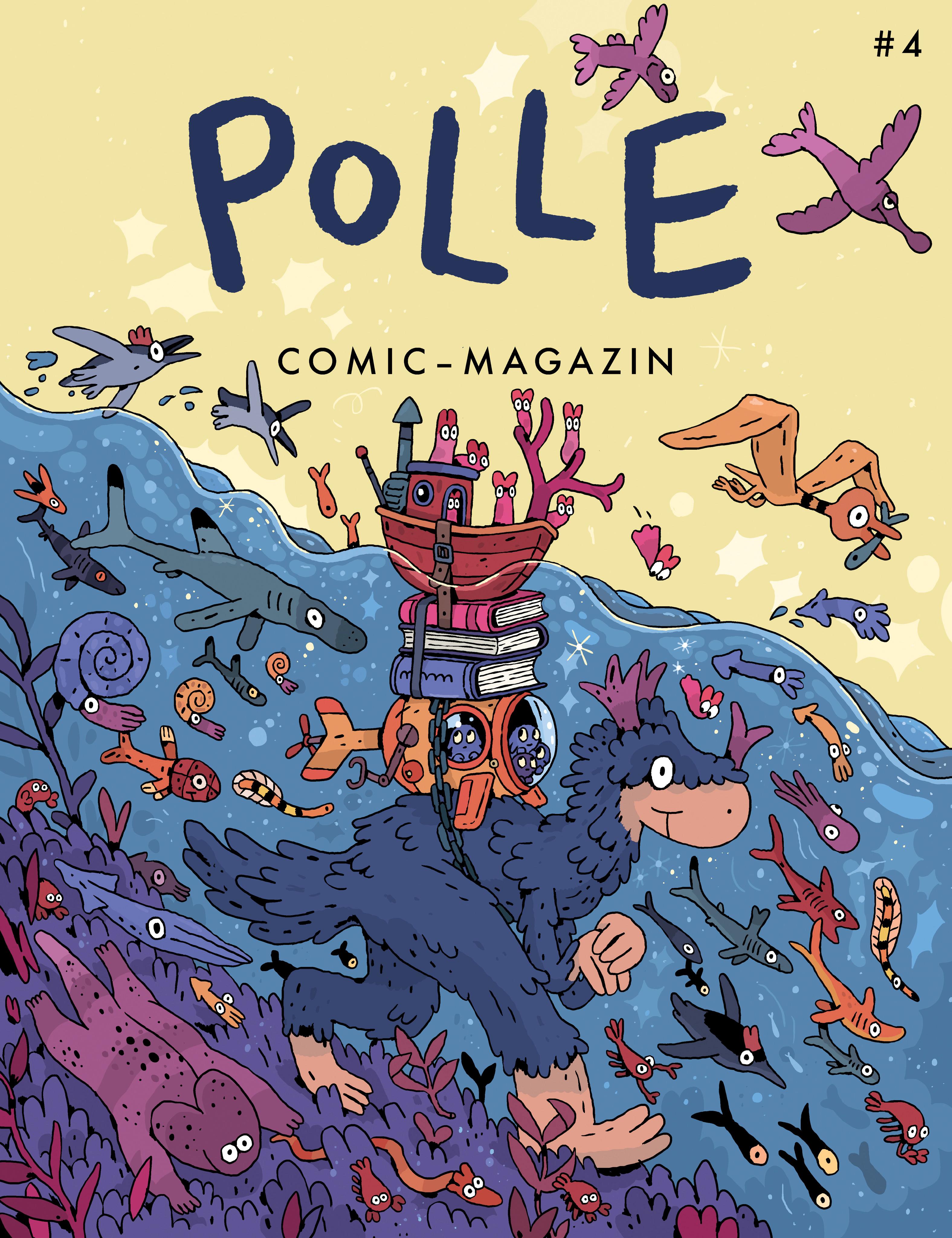 Vorderes Coverbild POLLE #4: Kindercomic-Magazin
