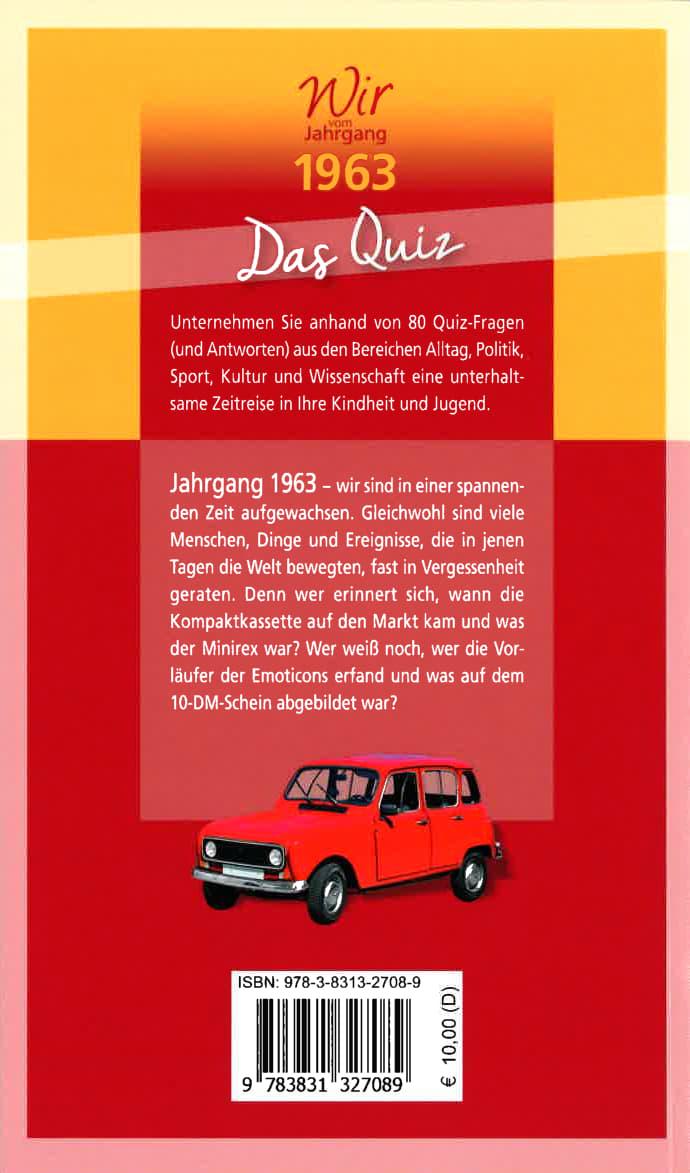 Rückseitencover Wir vom Jahrgang 1963 - Das Quiz