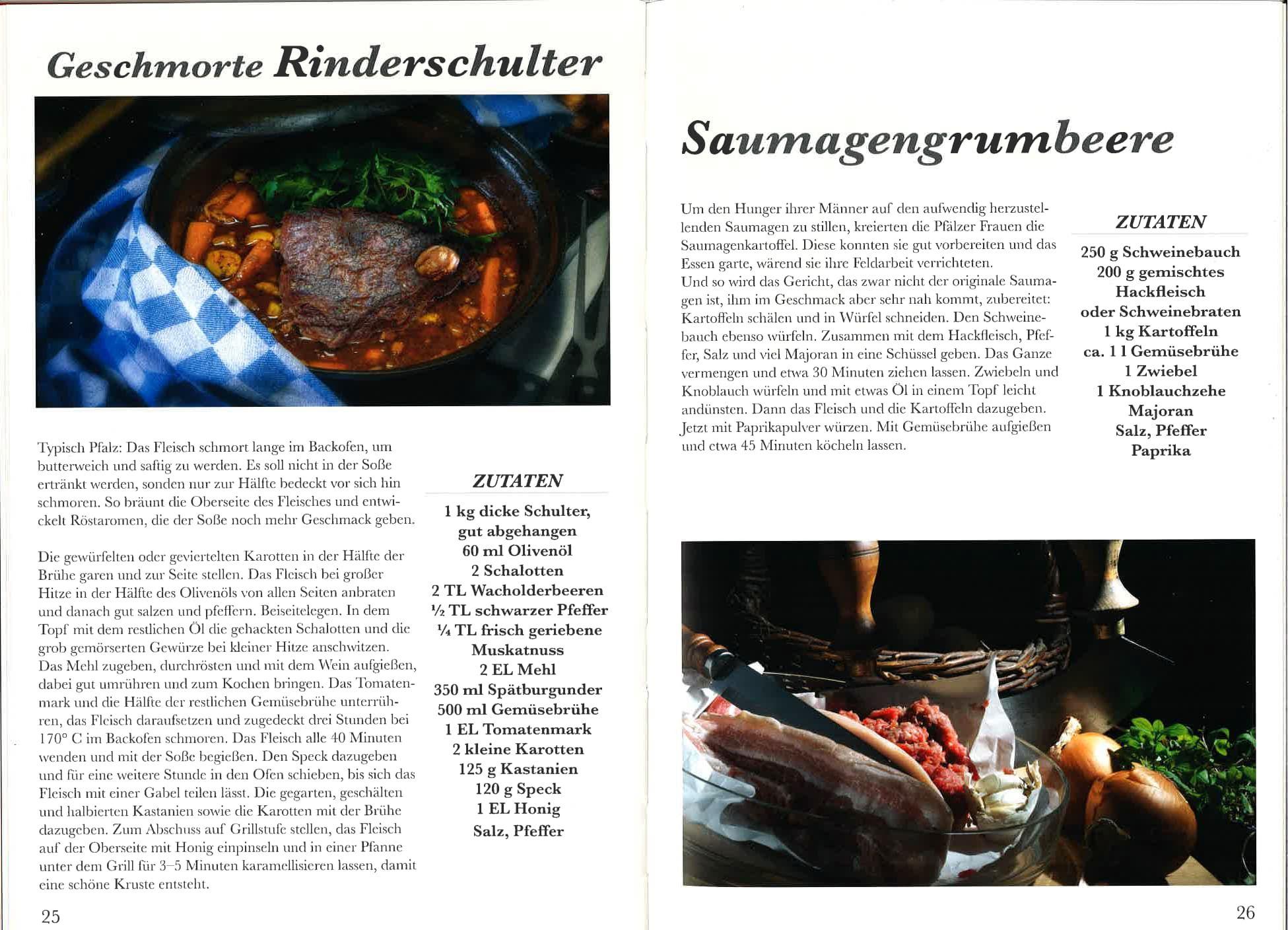 Beispielinhalt (Bild) Herzhafte Pfälzer Küche mit einer Prise Elsass