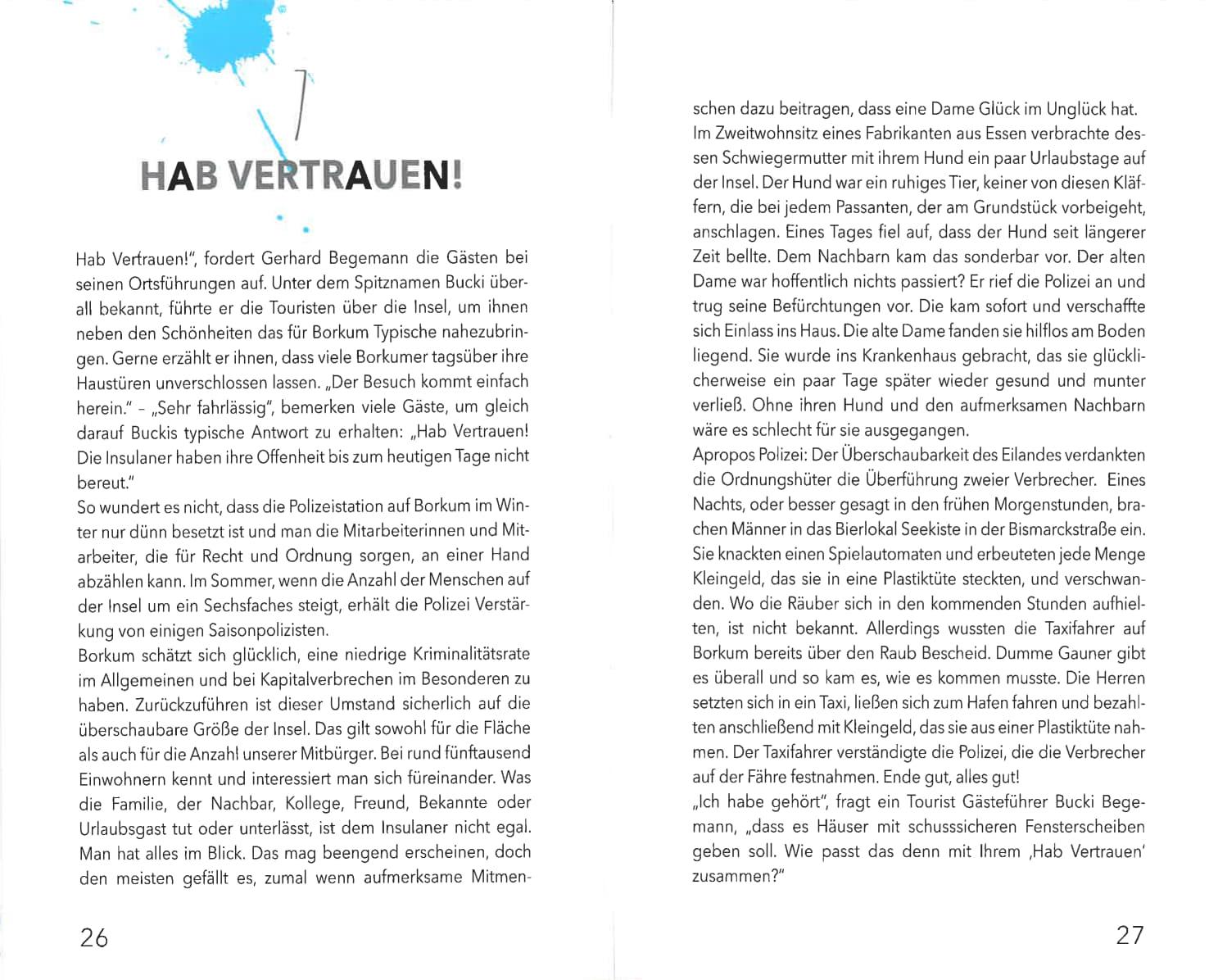 Beispielinhalt (Bild) Unsere Glücksmomente - Geschichten aus Borkum