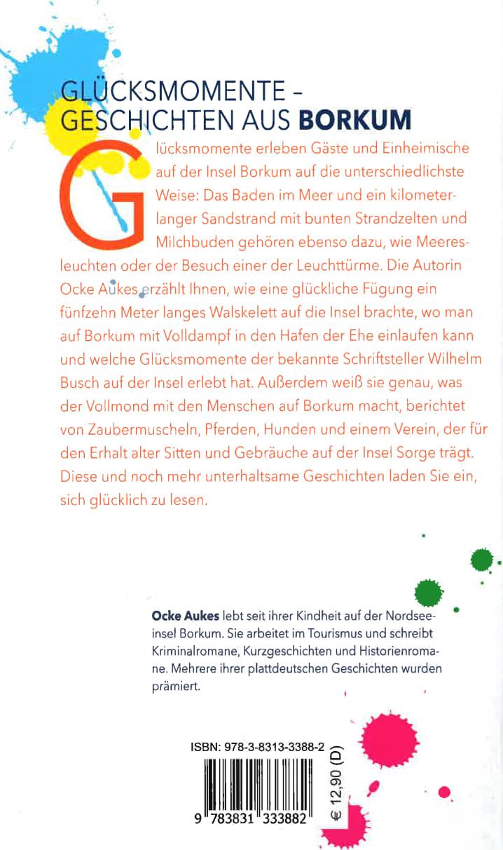 Rückseitencover Unsere Glücksmomente - Geschichten aus Borkum
