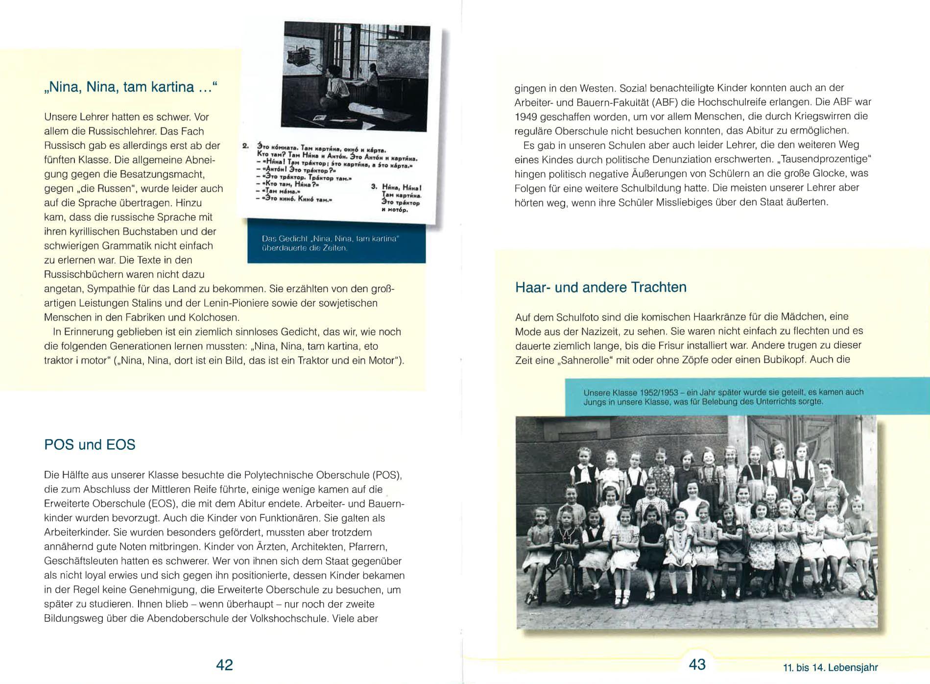 Beispielinhalt (Bild) Aufgewachsen in der DDR - Wir vom Jahrgang 1943 - Kindheit und Jugend