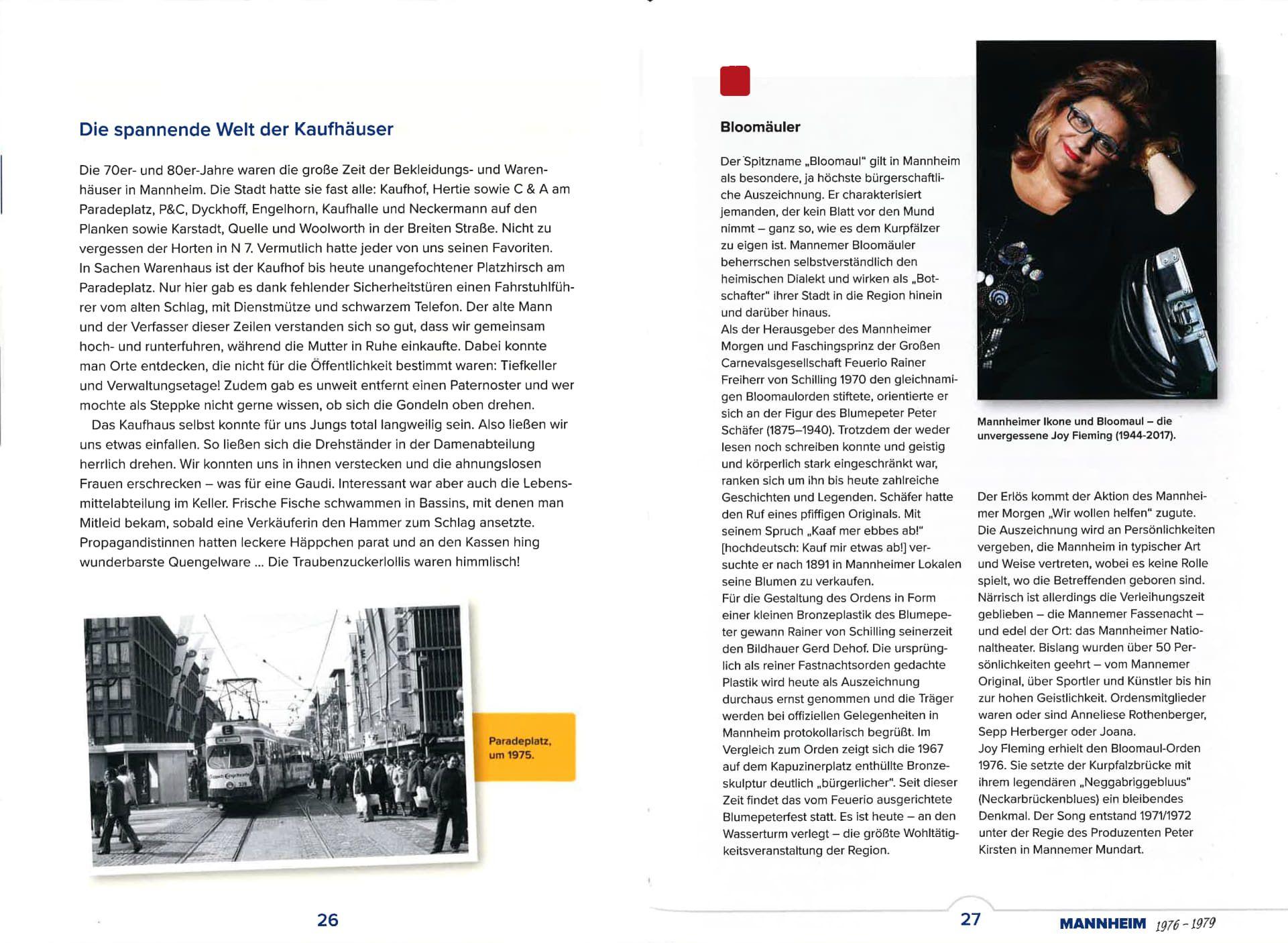 Beispielinhalt (Bild) Aufgewachsen in Mannheim in den 70er & 80er Jahren