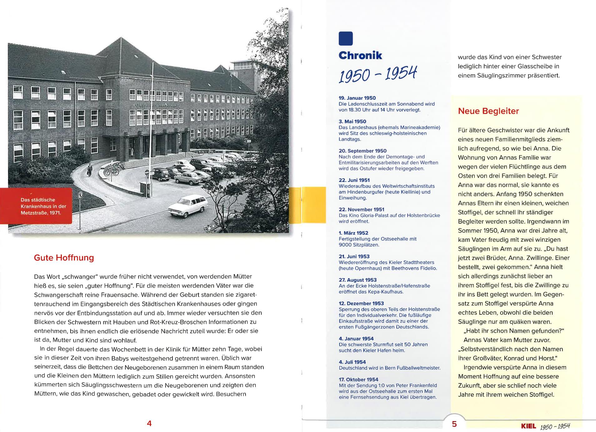 Beispielinhalt (Bild) Aufgewachsen in Kiel in den 50er & 60er Jahren