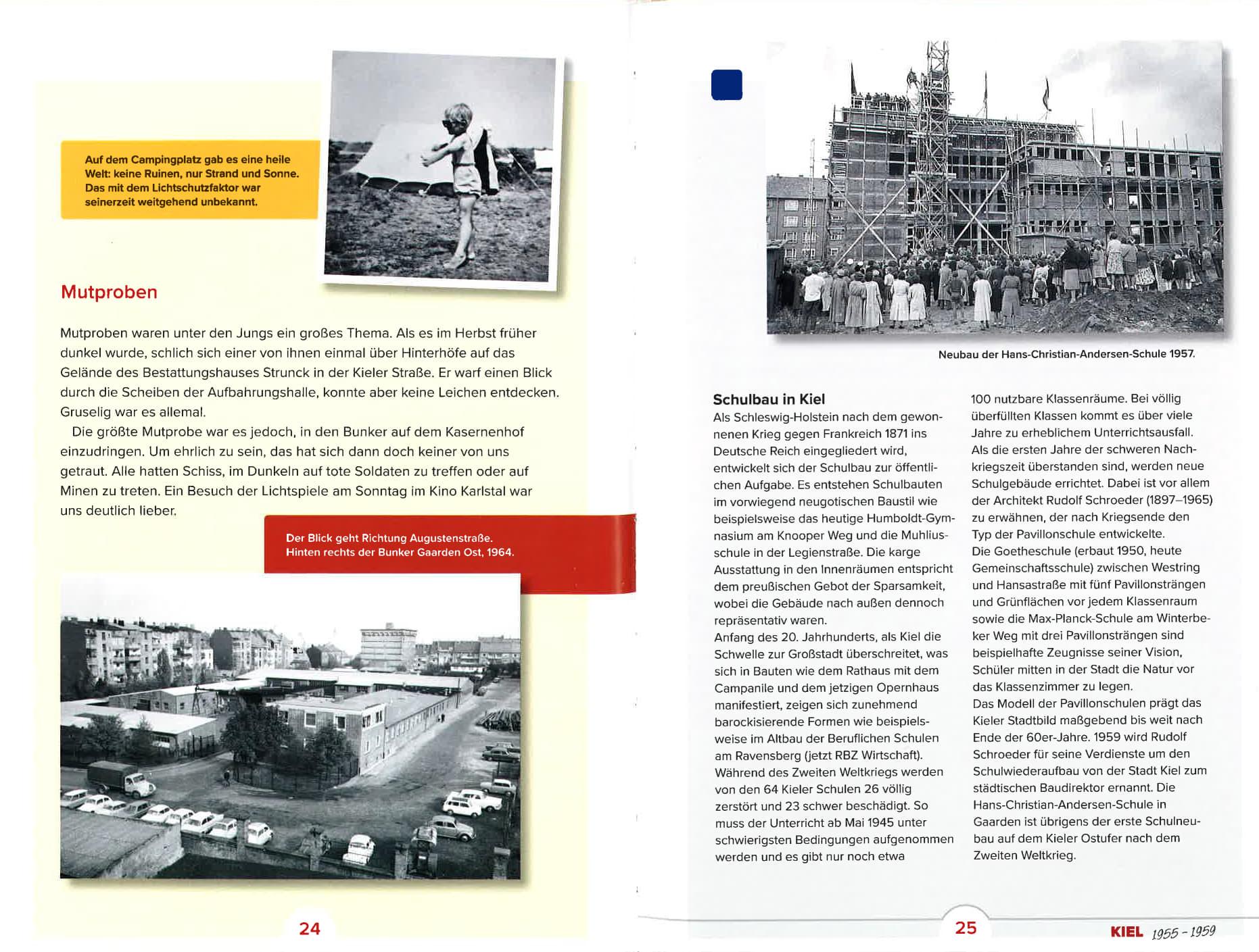 Beispielinhalt (Bild) Aufgewachsen in Kiel in den 50er & 60er Jahren
