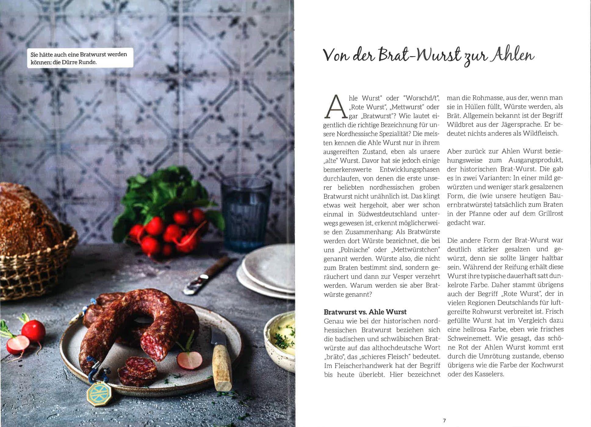 Beispielinhalt (Bild) Nordhessische Ahle Worscht