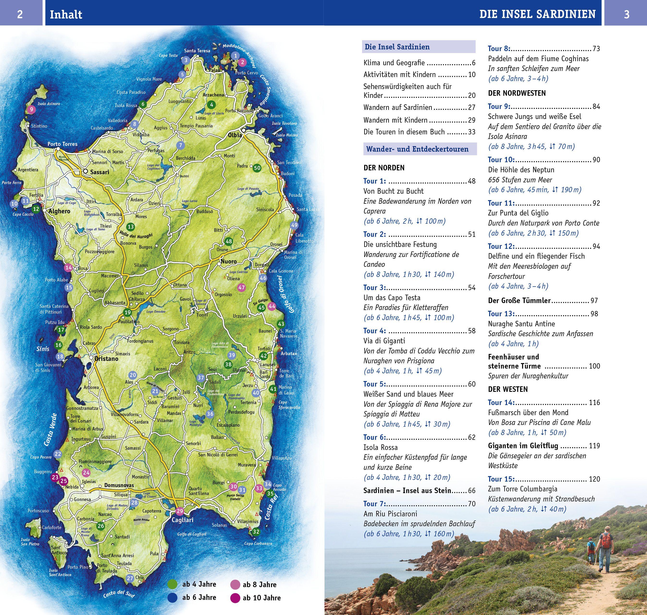 Beispielinhalt (Bild) Naturzeit mit Kindern: Sardinien