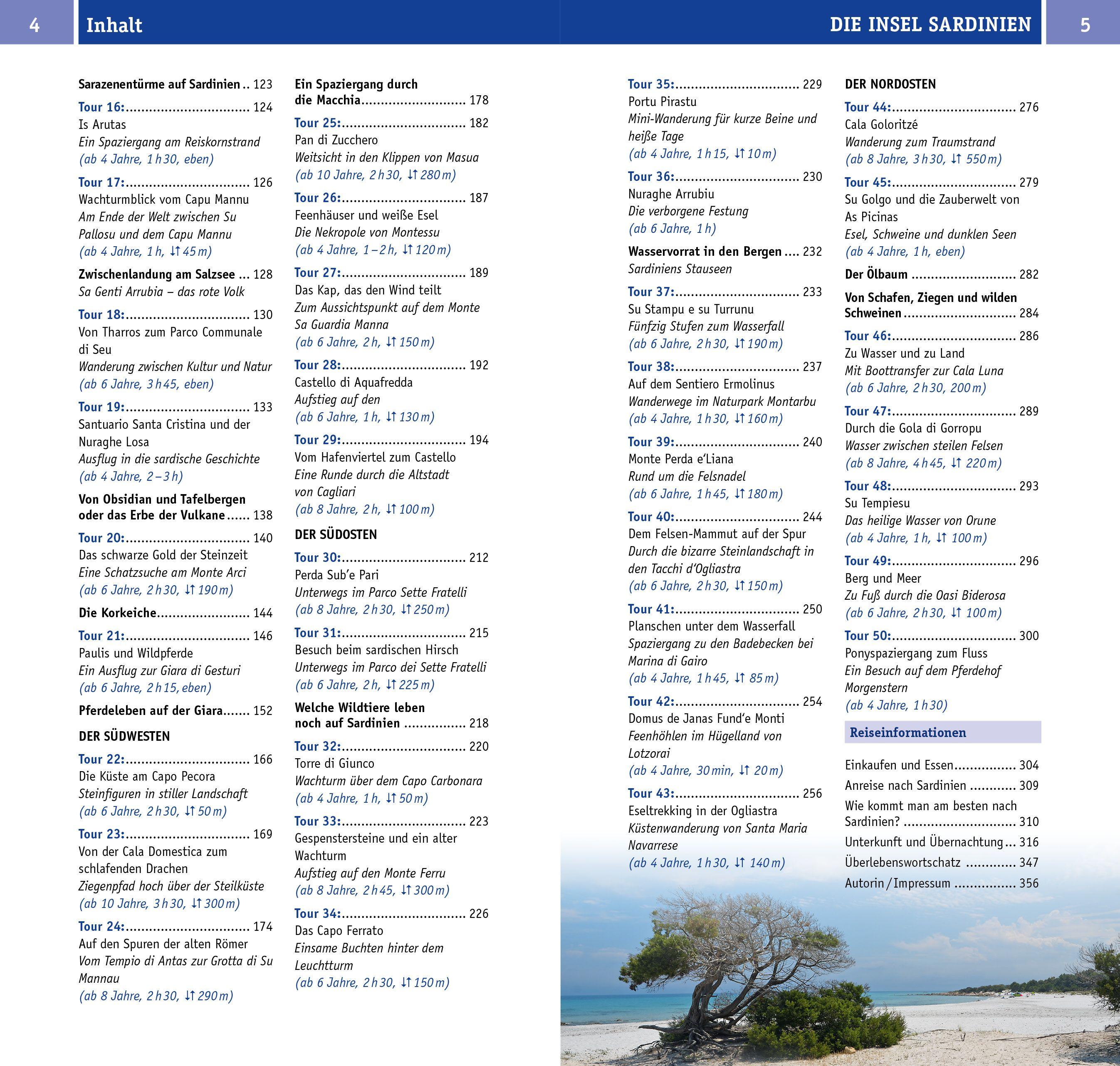 Beispielinhalt (Bild) Naturzeit mit Kindern: Sardinien