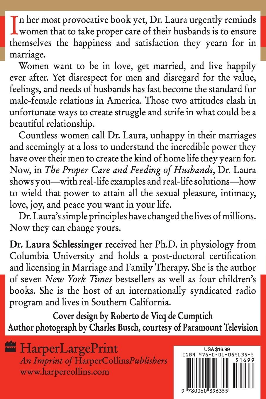 Rückseitencover The Proper Care and Feeding of Husbands