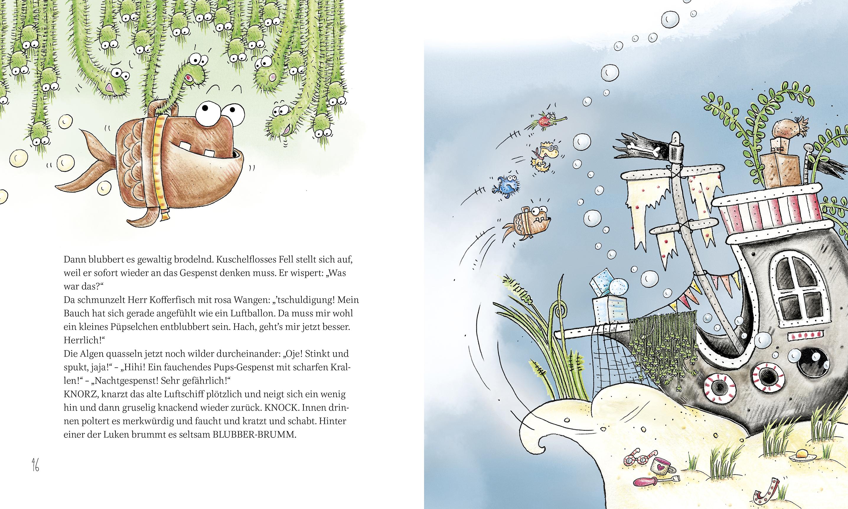 Beispielinhalt (Bild) Kuschelflosse - Das kurios komische Klimbim-Kliff