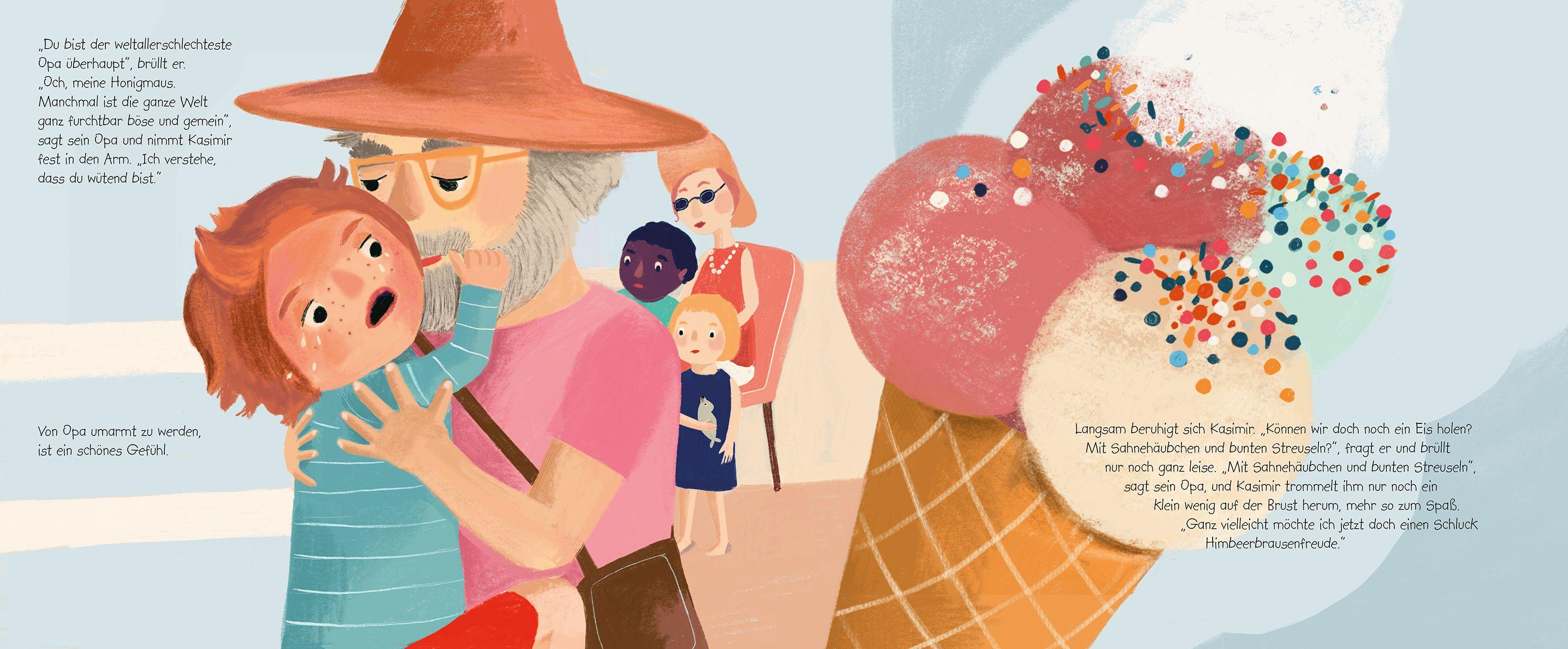 Beispielinhalt (Bild) Oje, mein Eis!