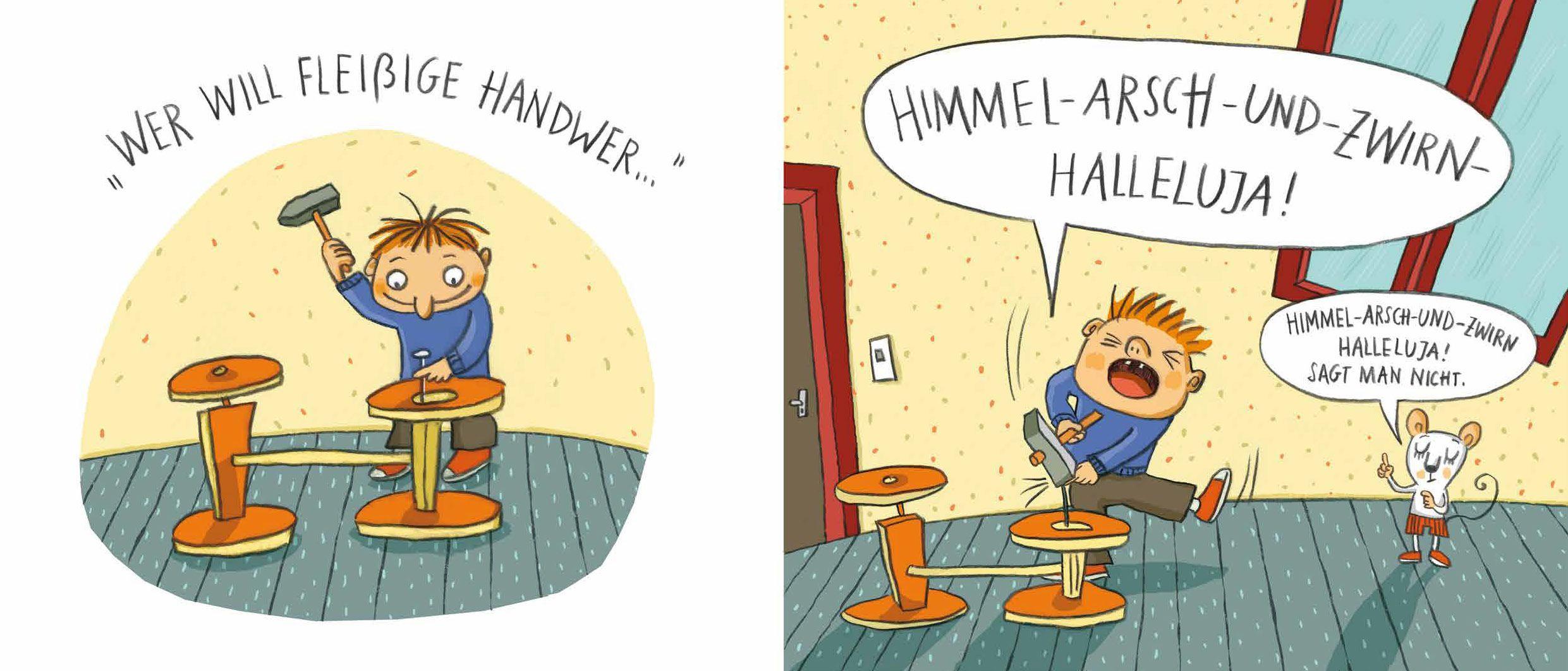 Beispielinhalt (Bild) Scheiße sagt man nicht!