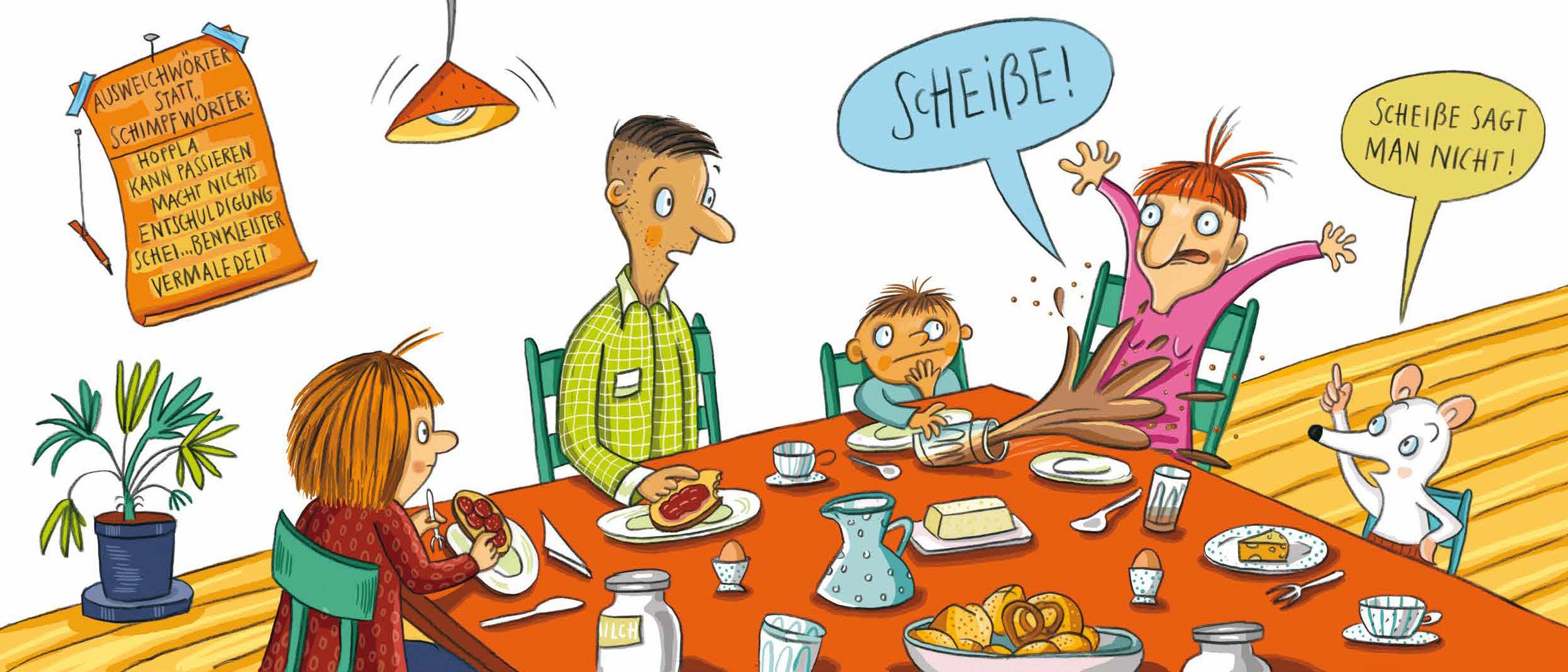 Beispielinhalt (Bild) Scheiße sagt man nicht!