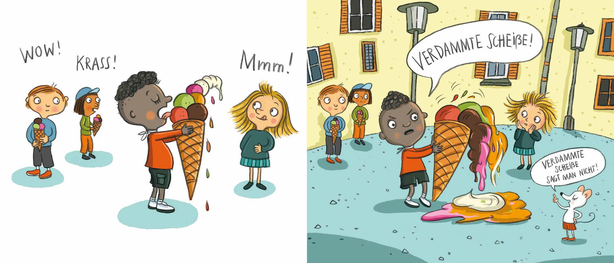 Beispielinhalt (Bild) Scheiße sagt man nicht!