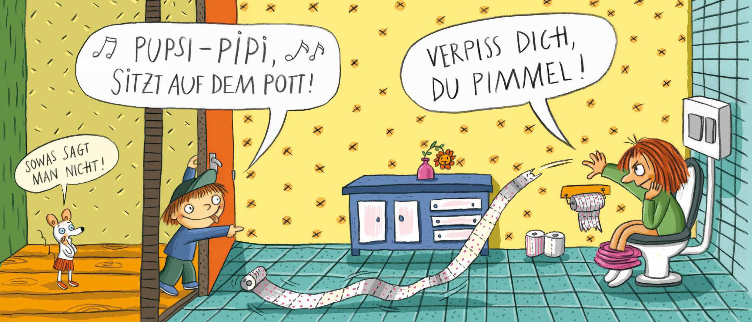 Beispielinhalt (Bild) Scheiße sagt man nicht!