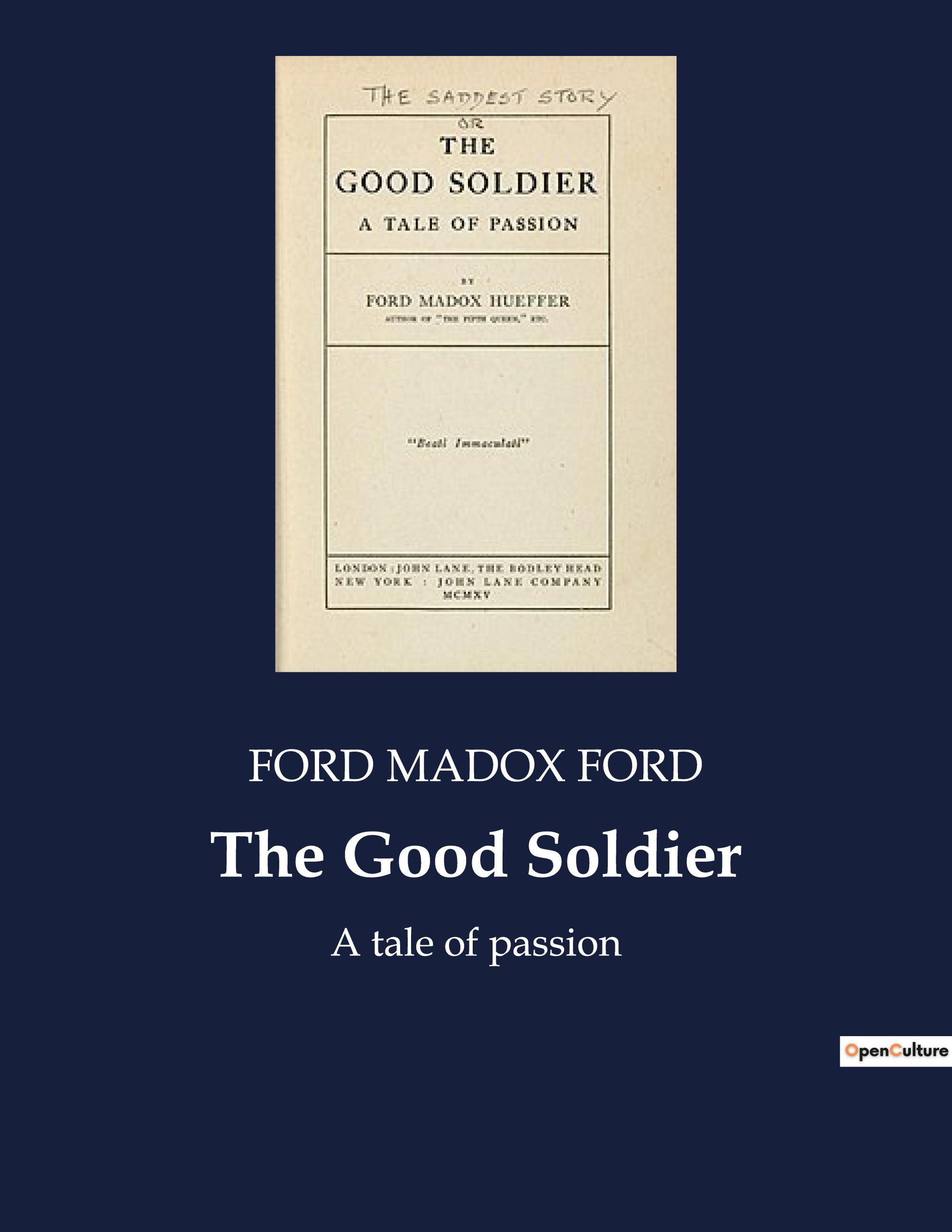Vorderes Coverbild The Good Soldier