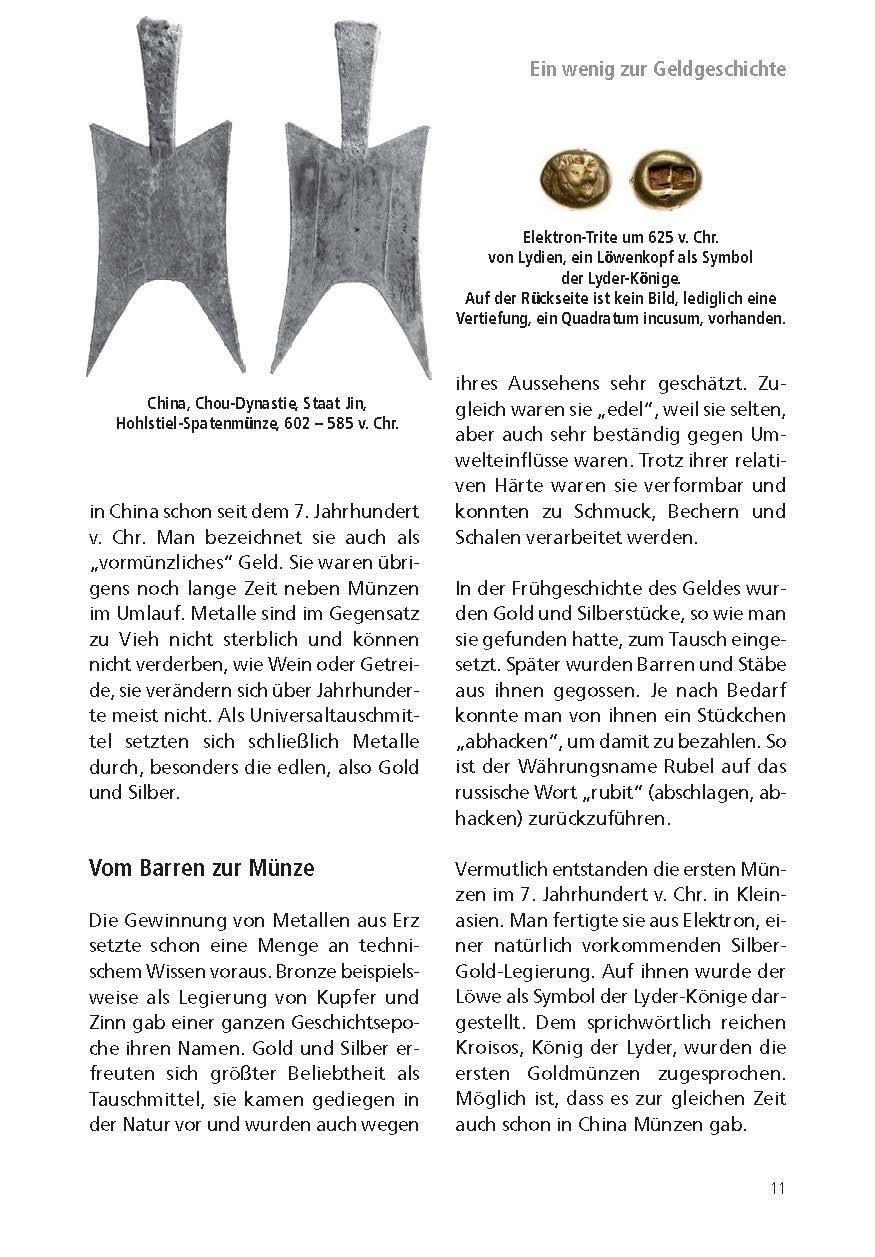 Beispielinhalt (Bild) Handbuch Münzensammeln