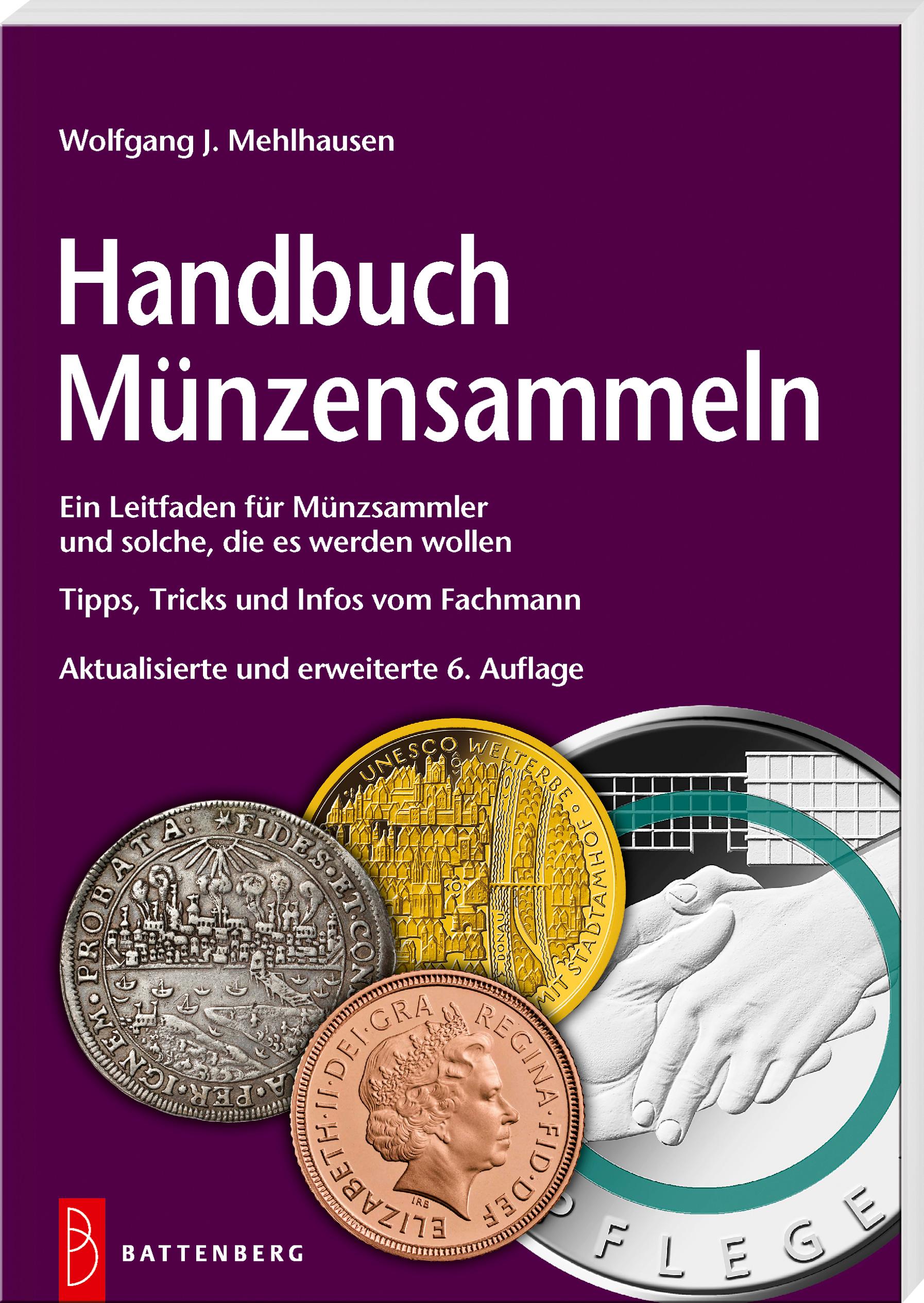 Vorderes Coverbild Handbuch Münzensammeln