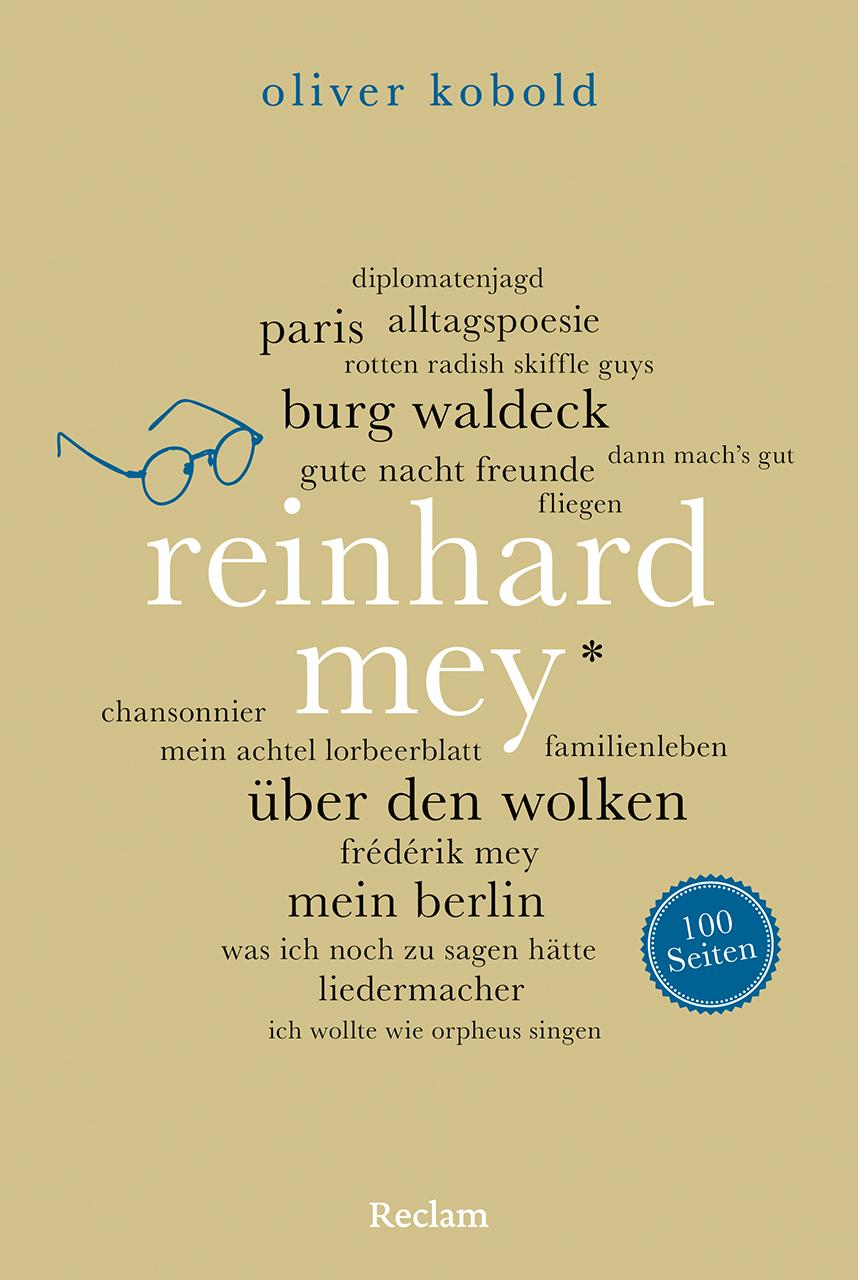 Vorderes Coverbild Reinhard Mey. 100 Seiten