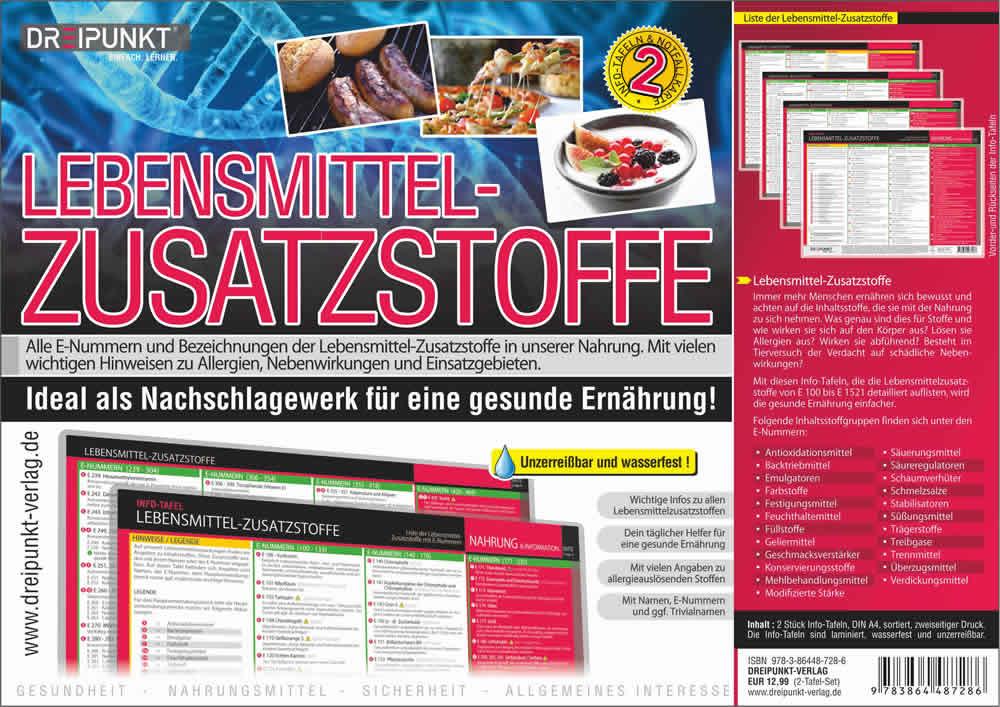 Vorderes Coverbild Info-Tafel-Set Lebensmittel-Zusatzstoffe