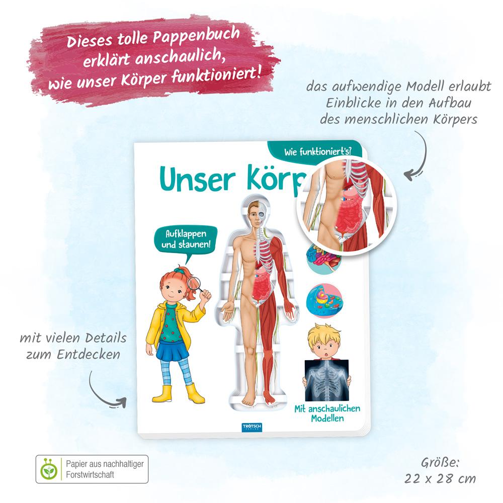 Beispielinhalt (Bild) Trötsch Kinderbuch Unser Körper