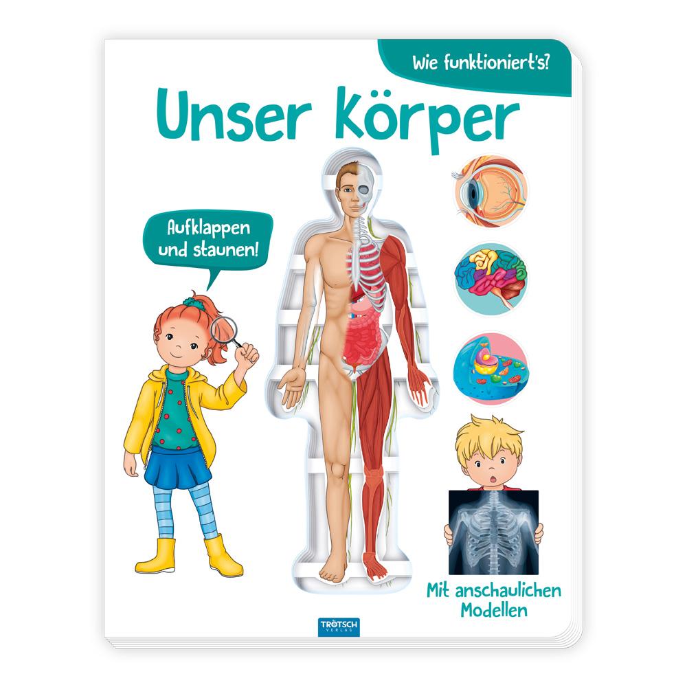 Vorderes Coverbild Trötsch Kinderbuch Unser Körper