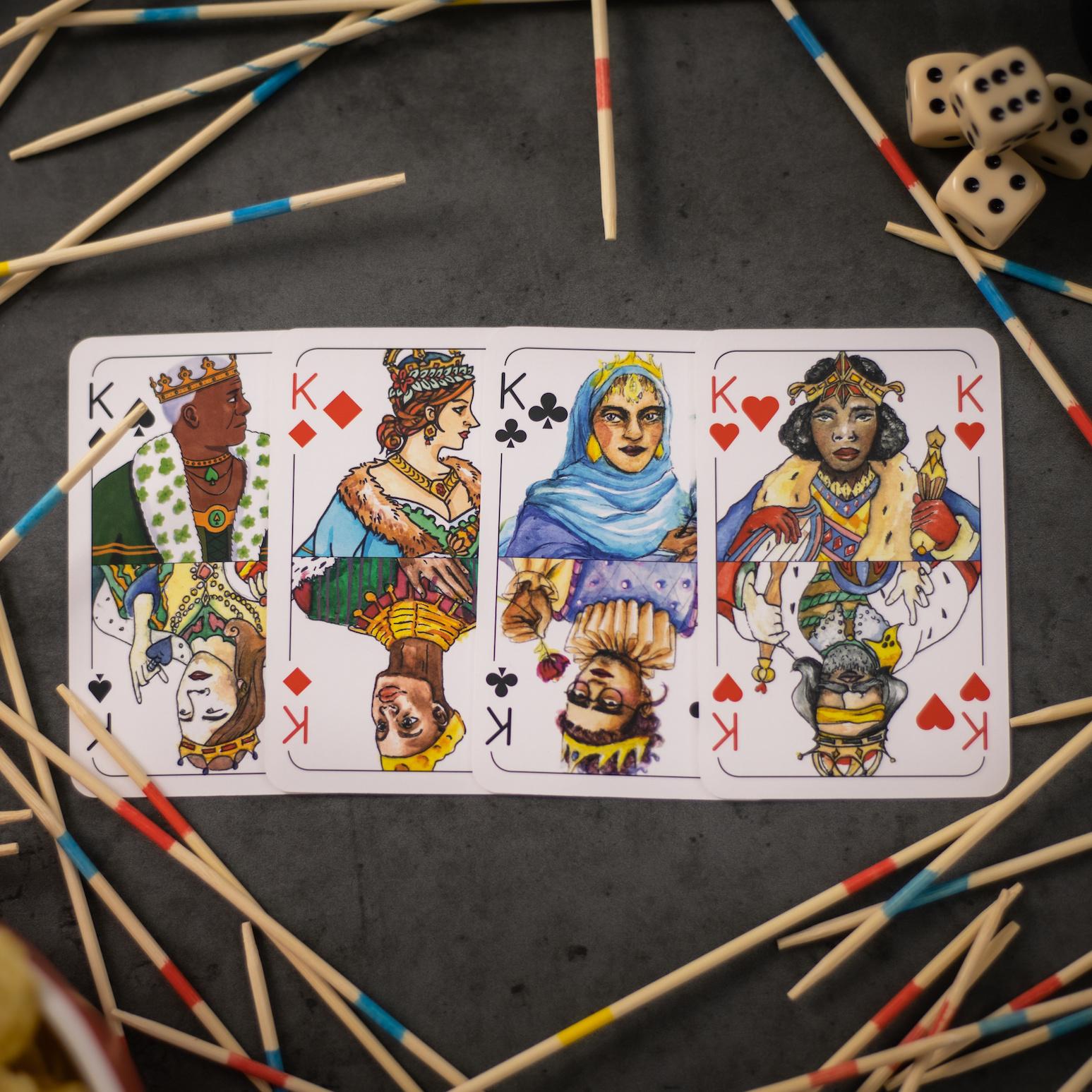 Beispielinhalt (Bild) Spielkarten - Einzel Rommé