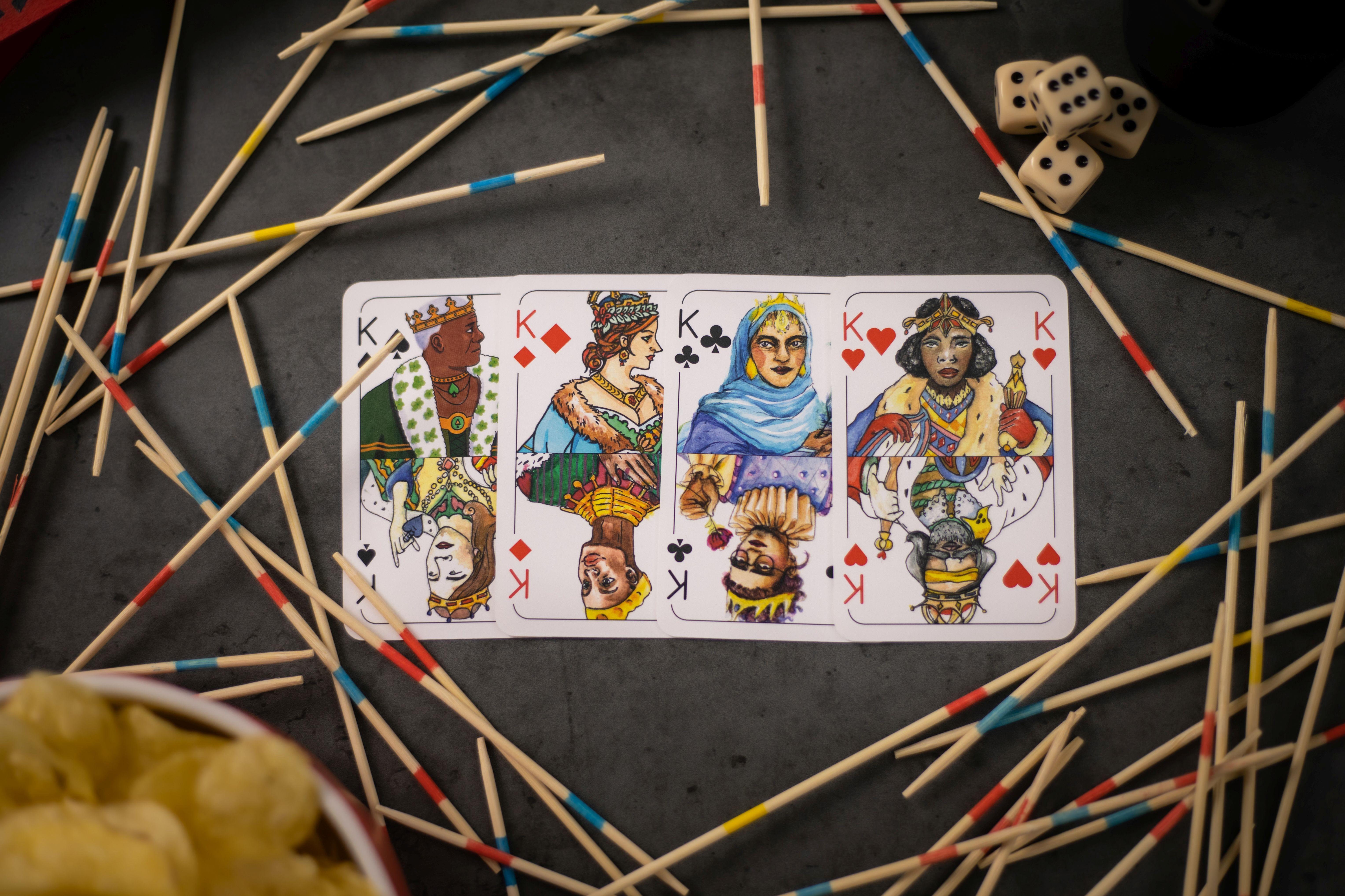 Beispielinhalt (Bild) Spielkarten - Einzel Rommé