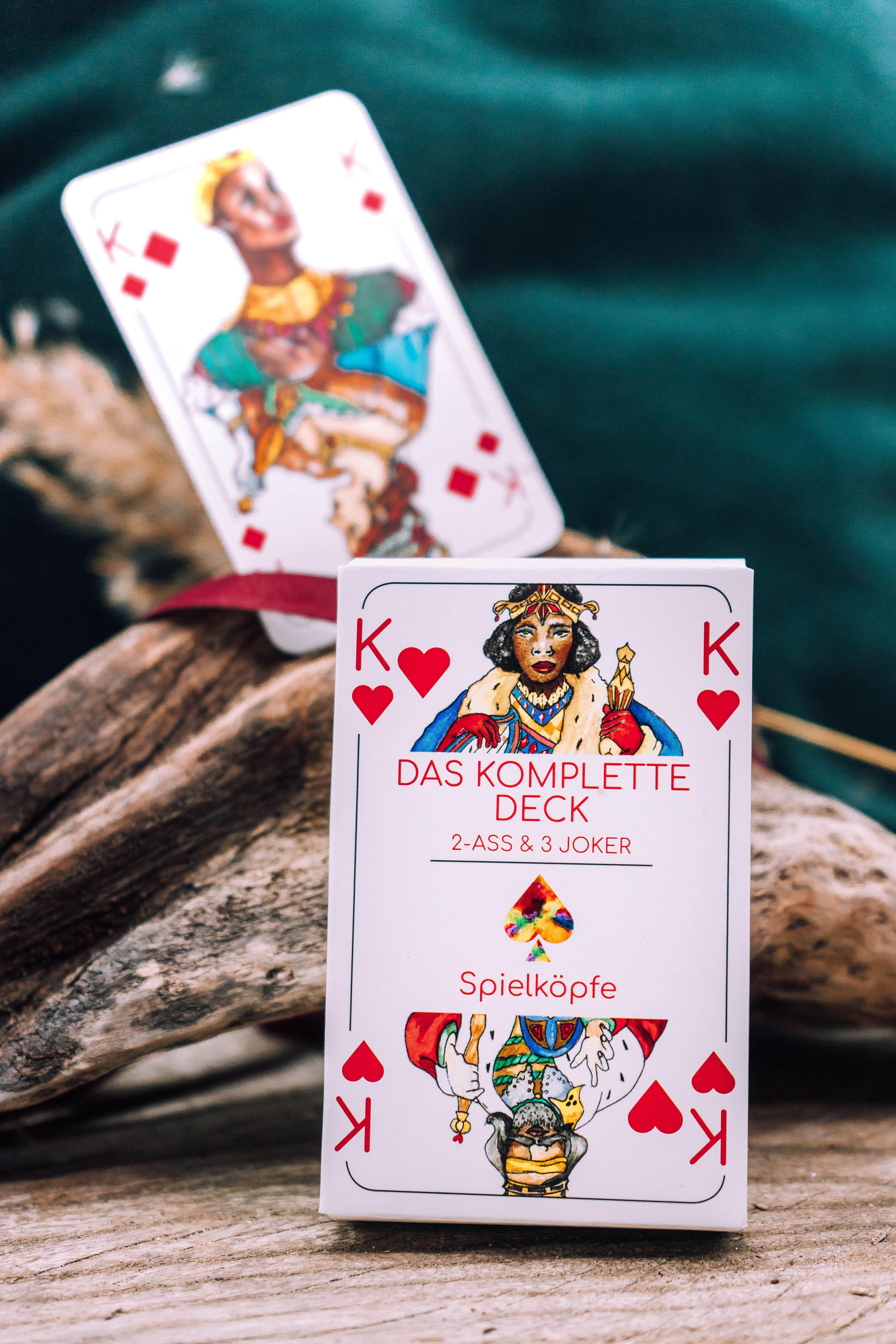 Beispielinhalt (Bild) Spielkarten - Einzel Rommé