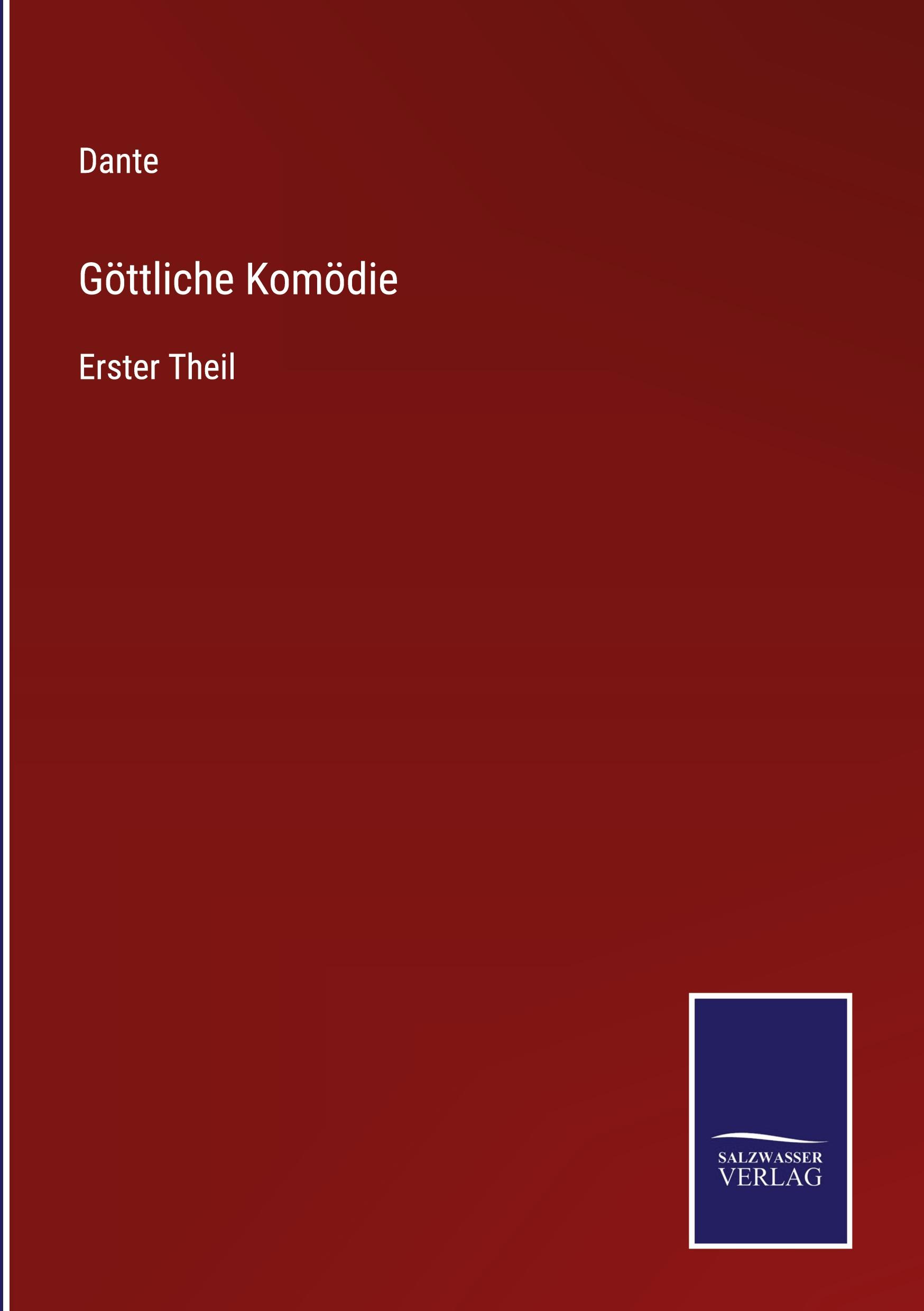 Vorderes Coverbild Göttliche Komödie