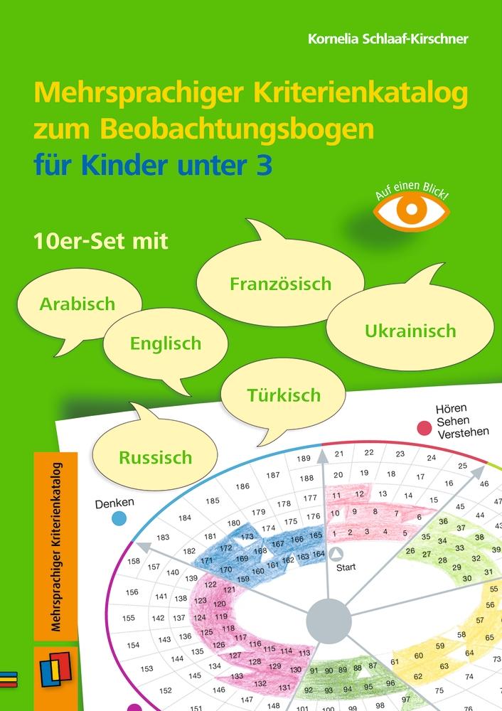 Vorderes Coverbild Mehrsprachiger Kriterienkatalog zum Beobachtungsbogen für Kinder unter 3