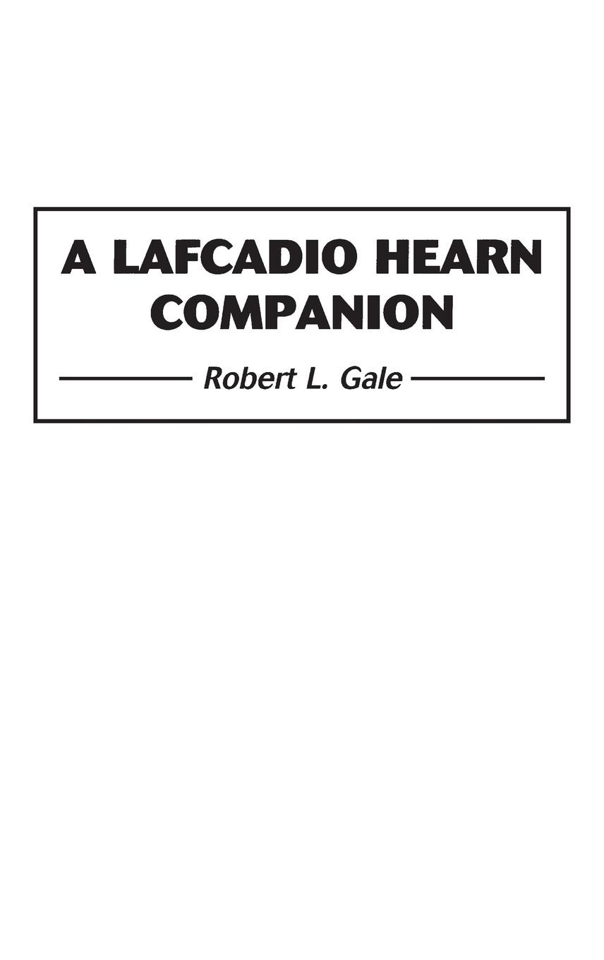 Vorderes Coverbild A Lafcadio Hearn Companion