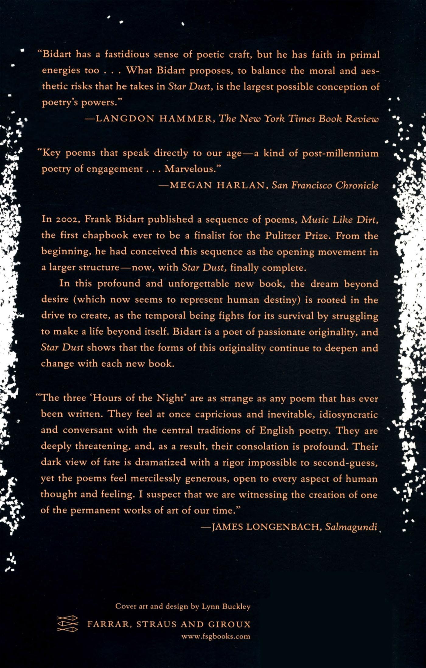 Rückseitencover Star Dust