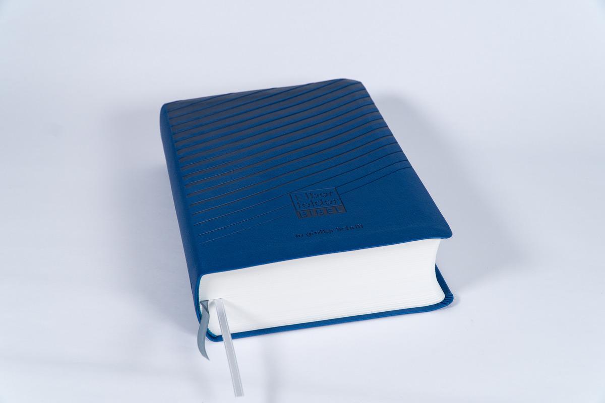 Beispielinhalt (Bild) Elberfelder Bibel in großer Schrift, Kunstleder