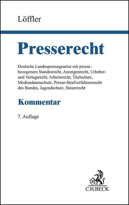 Vorderes Coverbild Presserecht