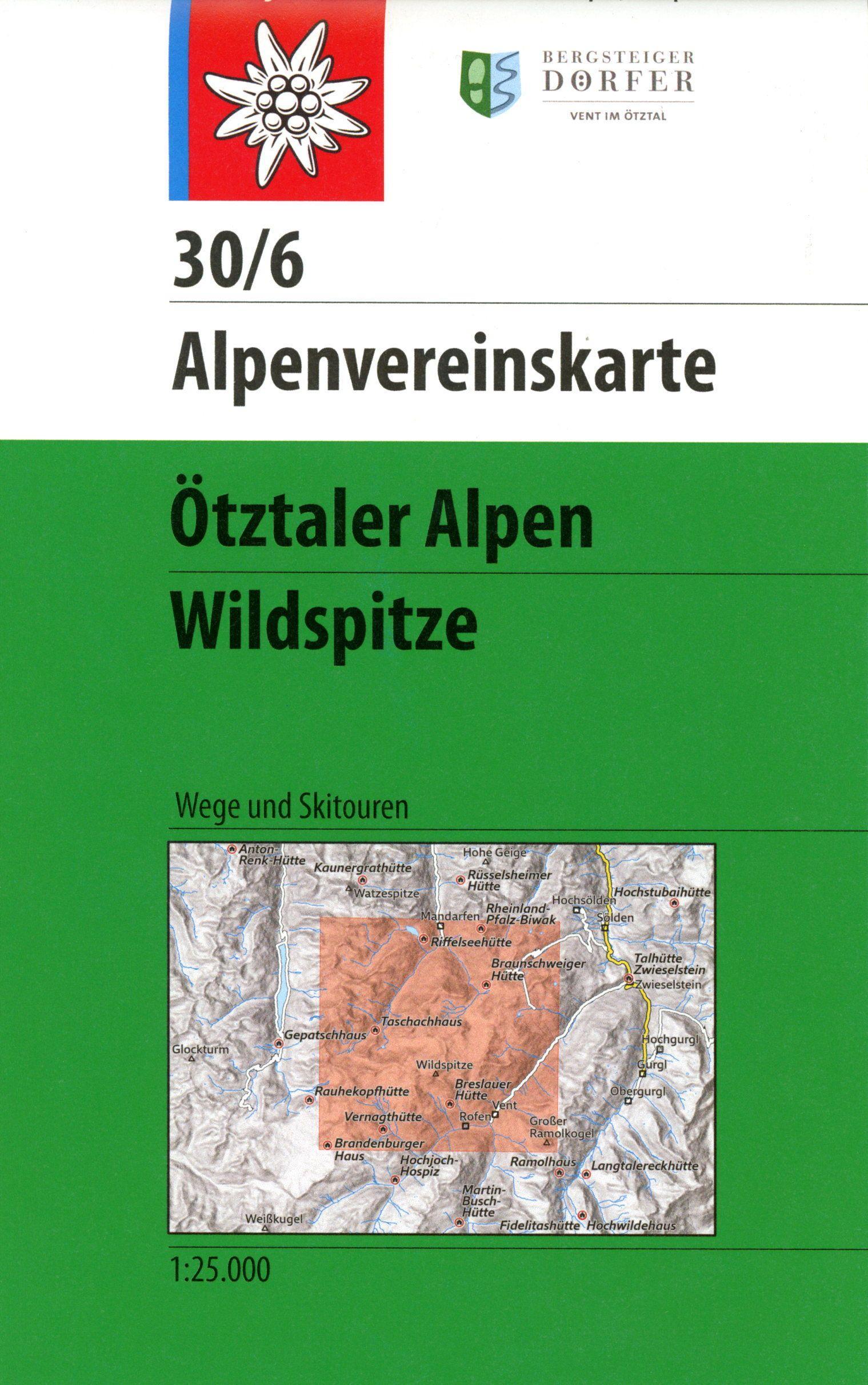 Vorderes Coverbild Ötztaler Alpen, Wildspitze