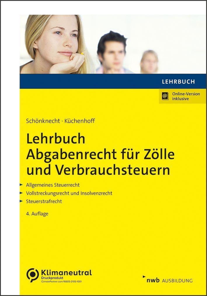 Vorderes Coverbild Lehrbuch Abgabenrecht für Zölle und Verbrauchsteuern
