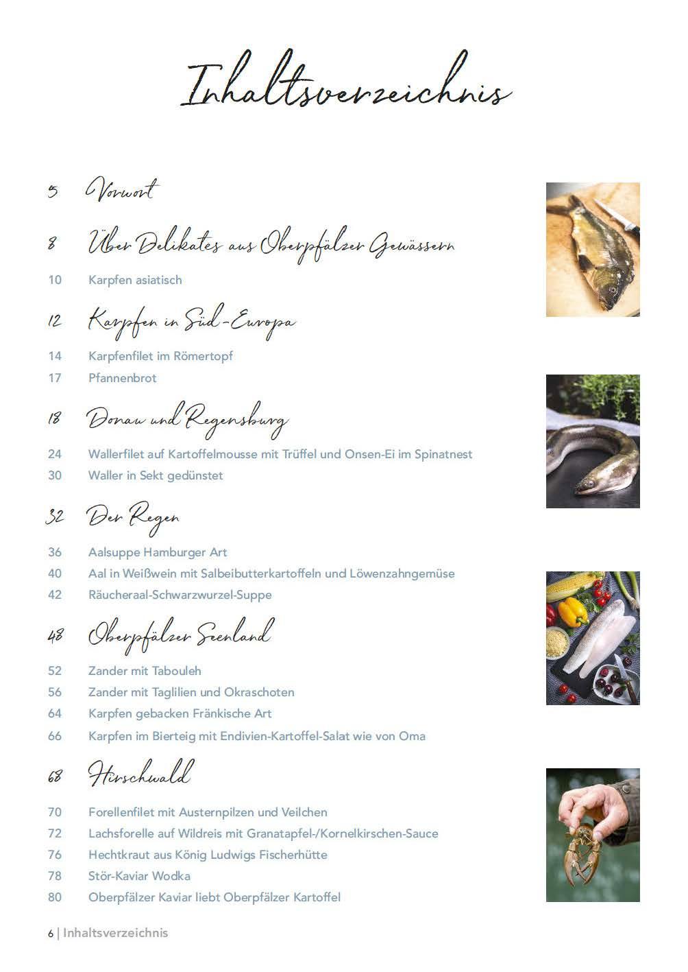 Beispielinhalt (Bild) Die besten Fischrezepte aus der Oberpfalz