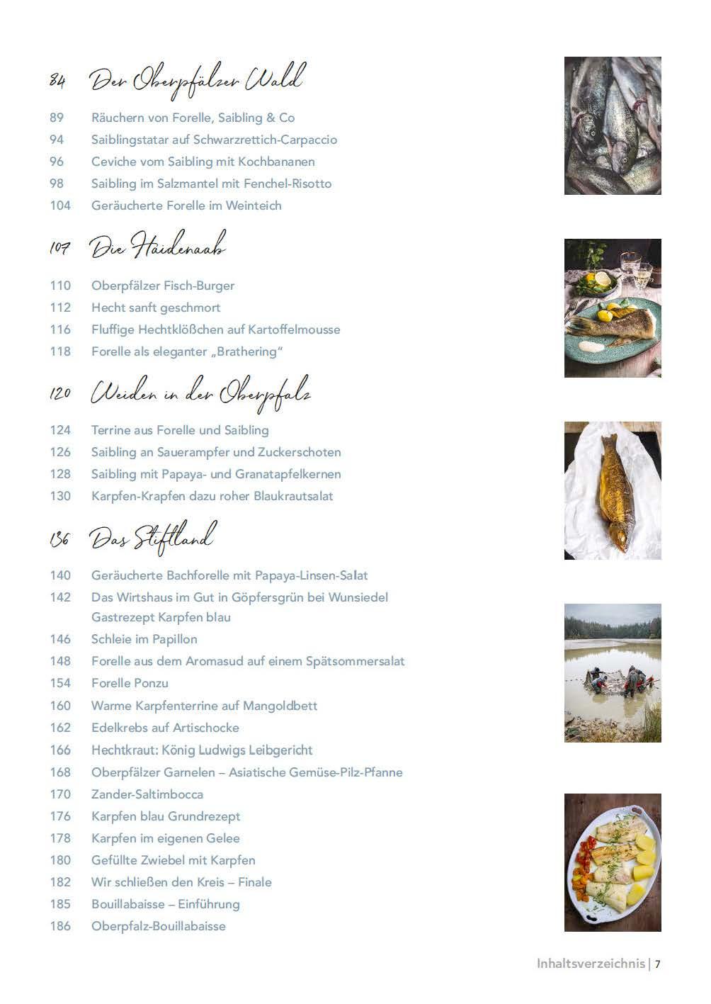 Beispielinhalt (Bild) Die besten Fischrezepte aus der Oberpfalz