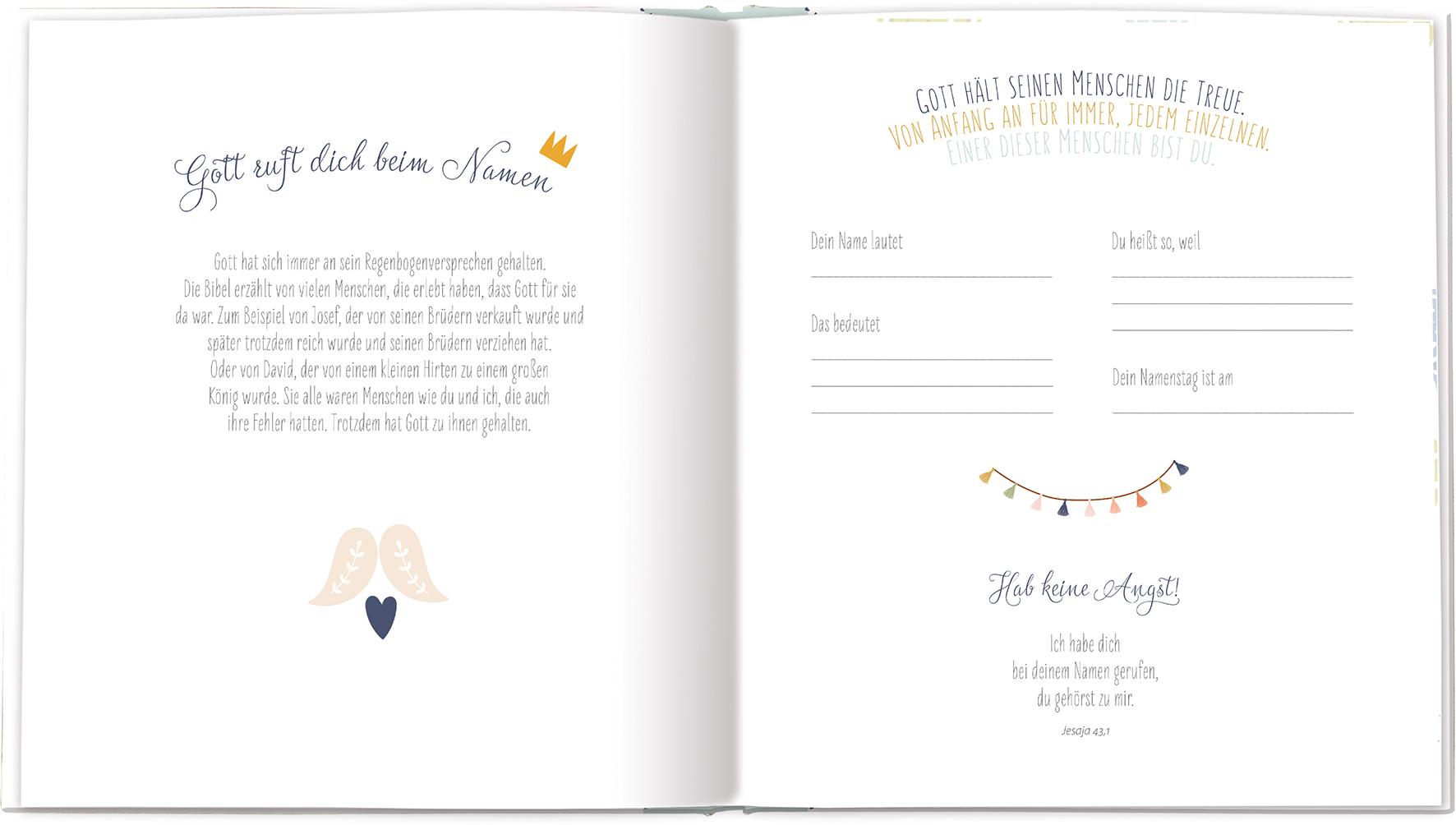 Beispielinhalt (Bild) Du bist geliebt, kleiner Schatz