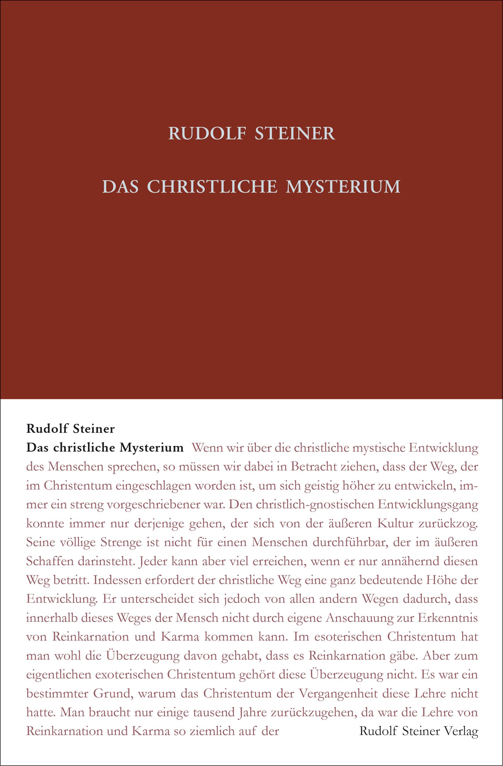 Vorderes Coverbild Das christliche Mysterium