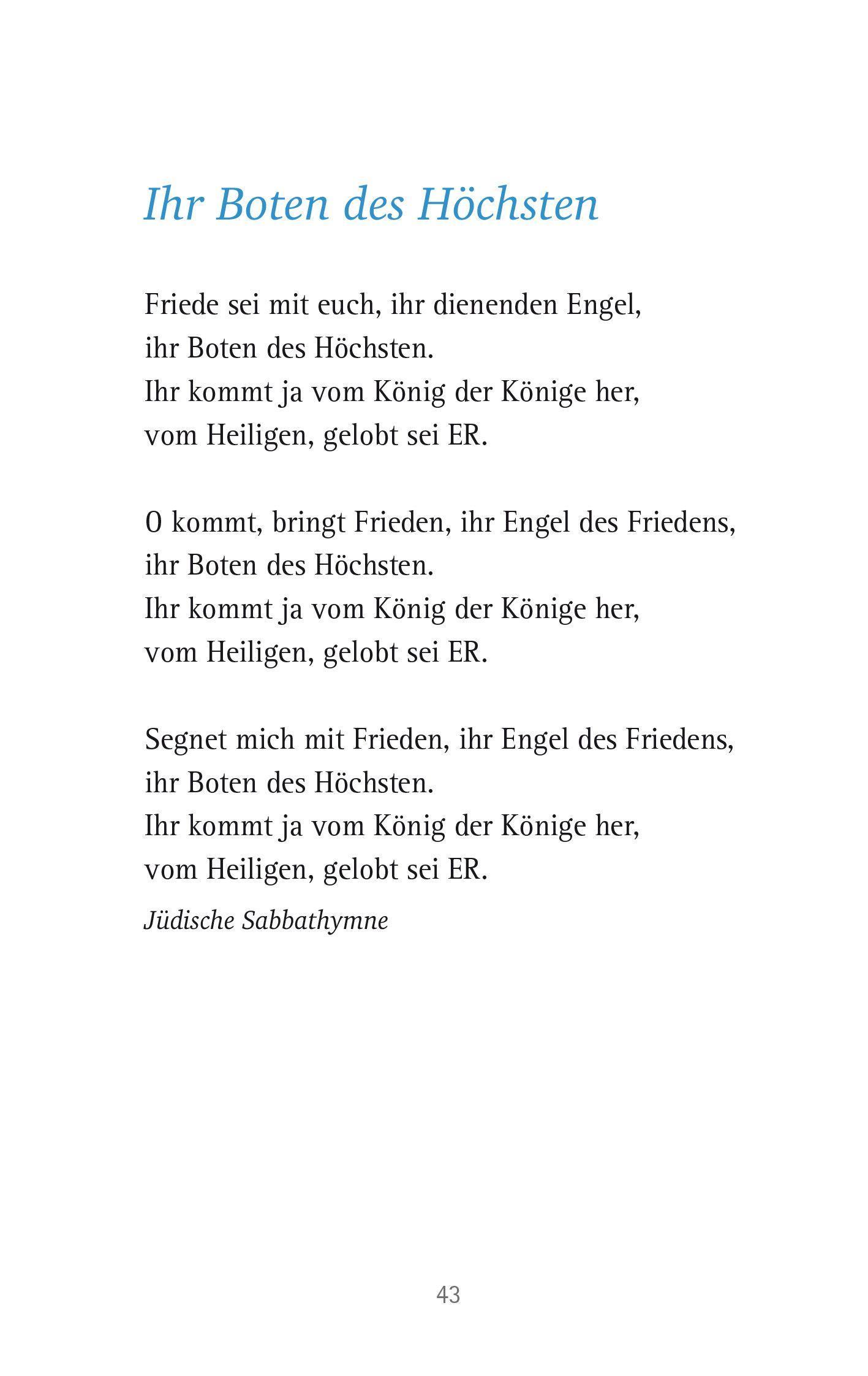 Beispielinhalt (Bild) Schutzengelgebete