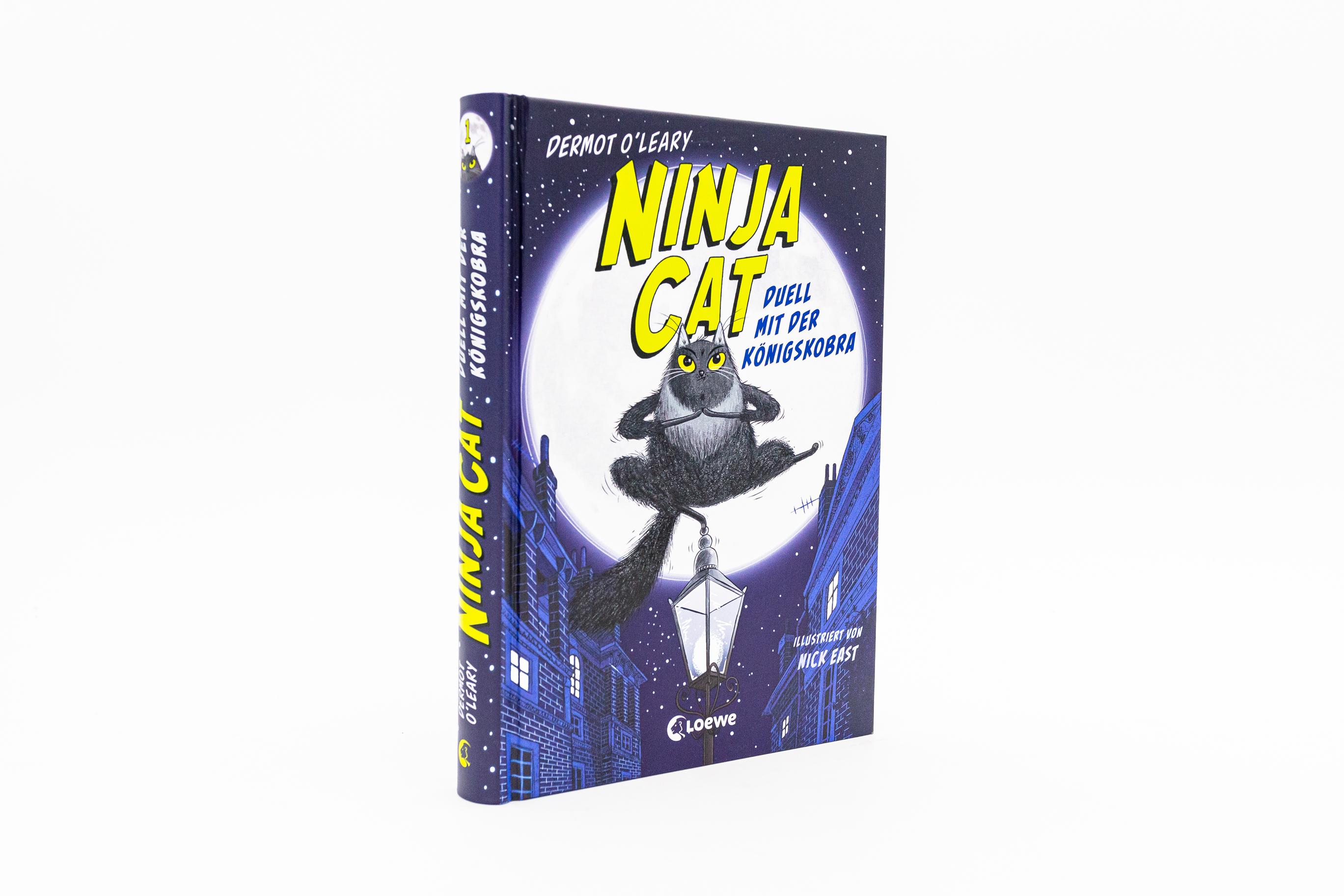Beispielinhalt (Bild) Ninja Cat (Band 1) - Duell mit der Königskobra